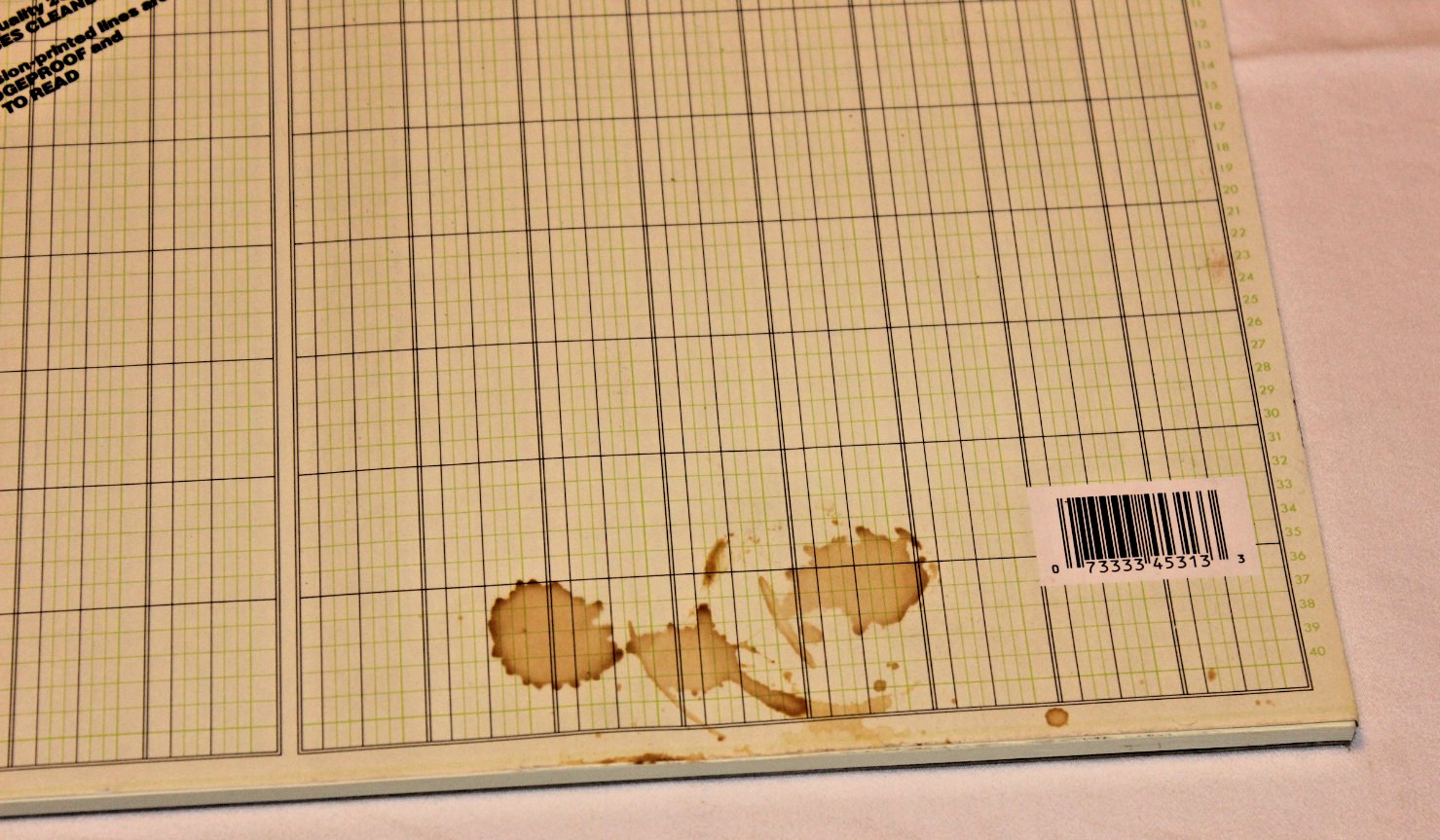 Vtg National Brand & Mead Cambridge Analysis Pads Lot 7 NOS Ledger Column Paper