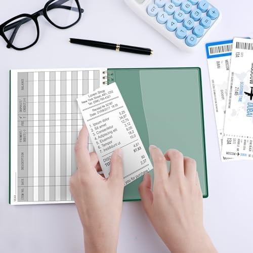 Check Registers for Personal Checkbook, Transaction Expense Ledger Log Book for