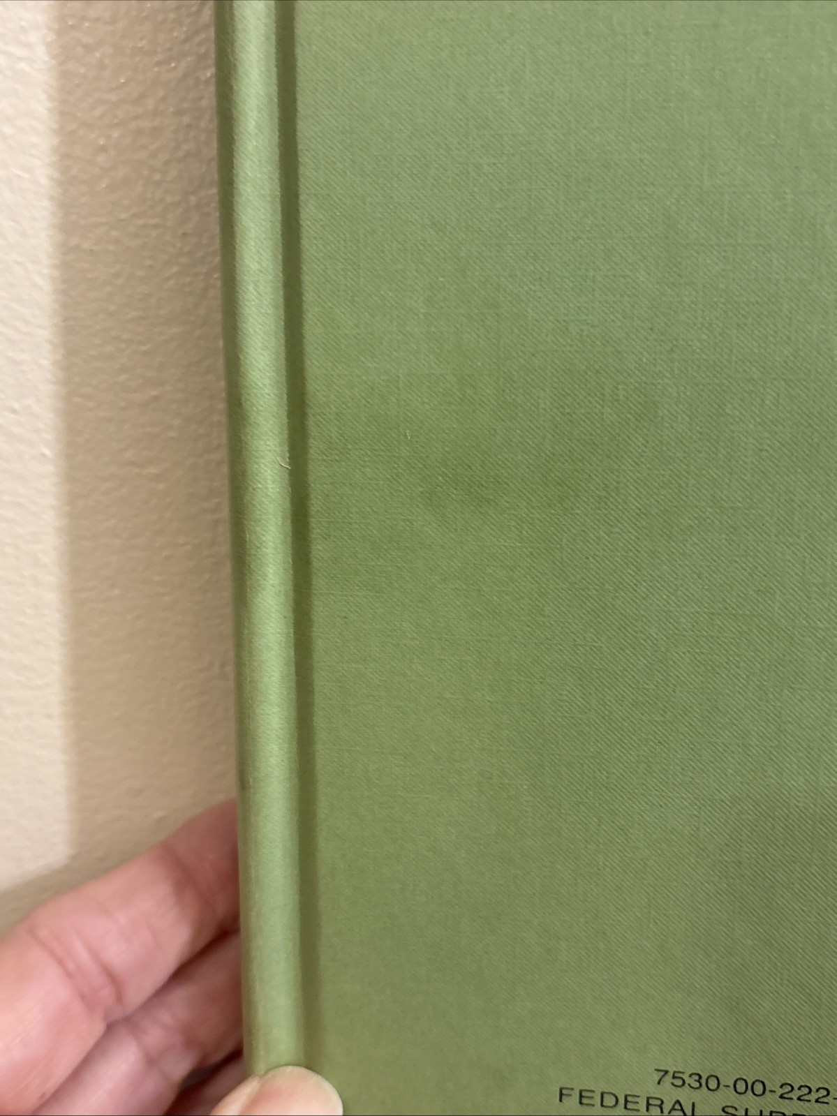 Notebook Book Federal Supply Service 7530-00-222-3521 8″ x 5″ Lined Unused