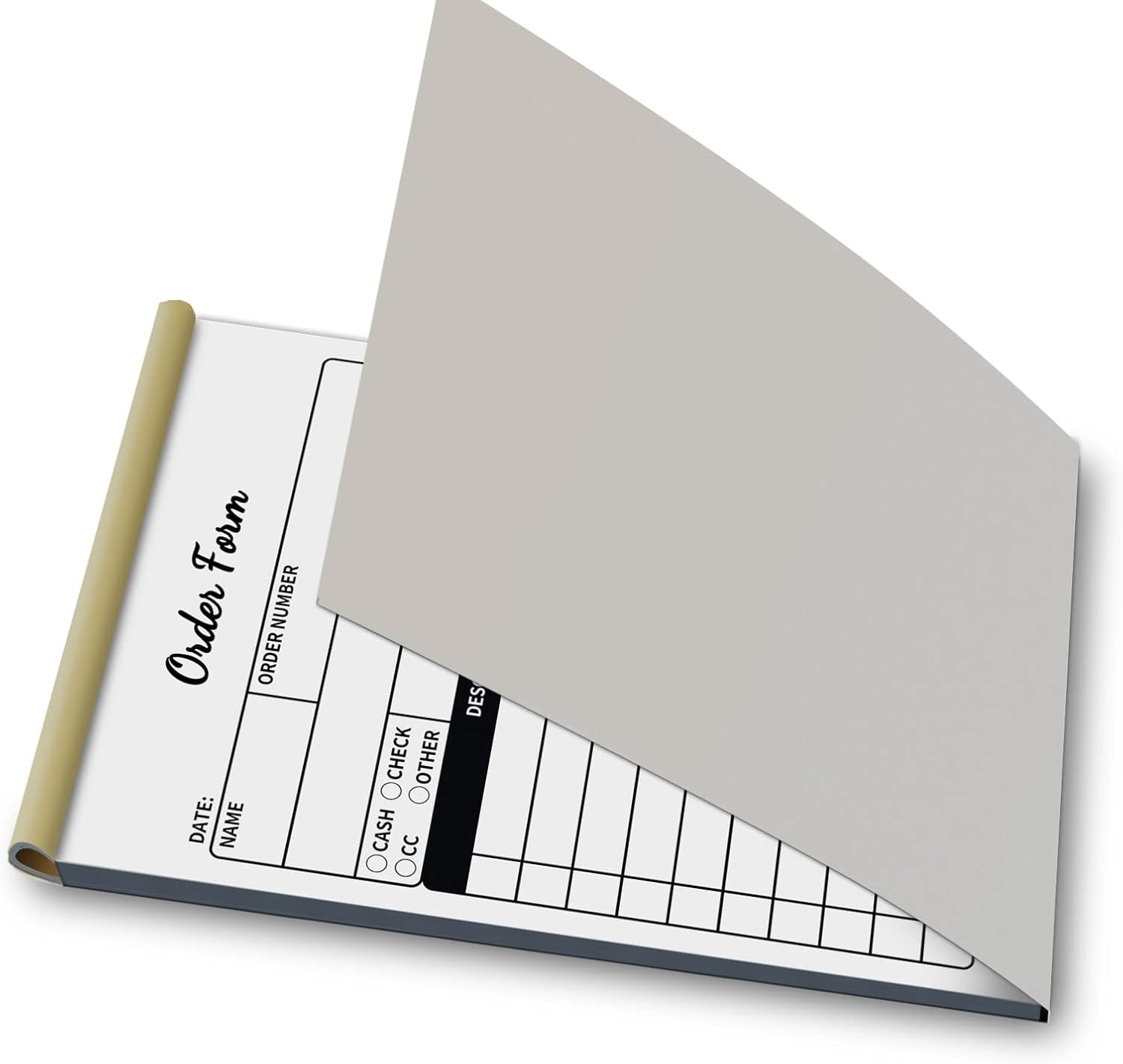Receipt Book,Handheld 2-Part Carbonless,4X5.5 Inches, Carbon Duplicate Copy Sale