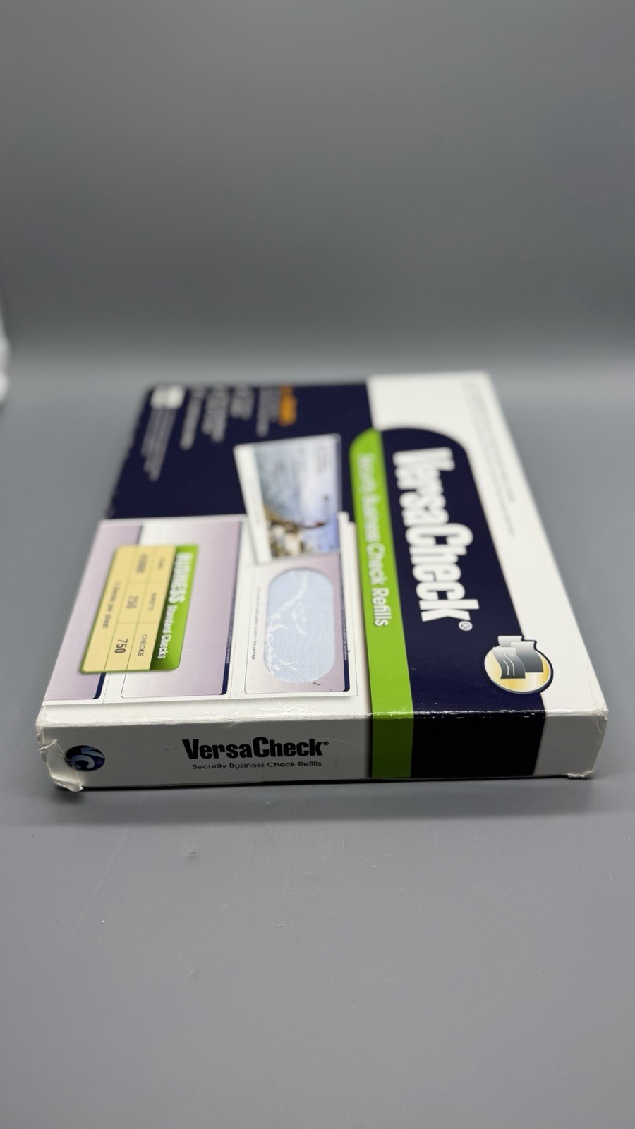 VersaCheck Secure Checks – 750 Blank Business Checks – Blue Prestige