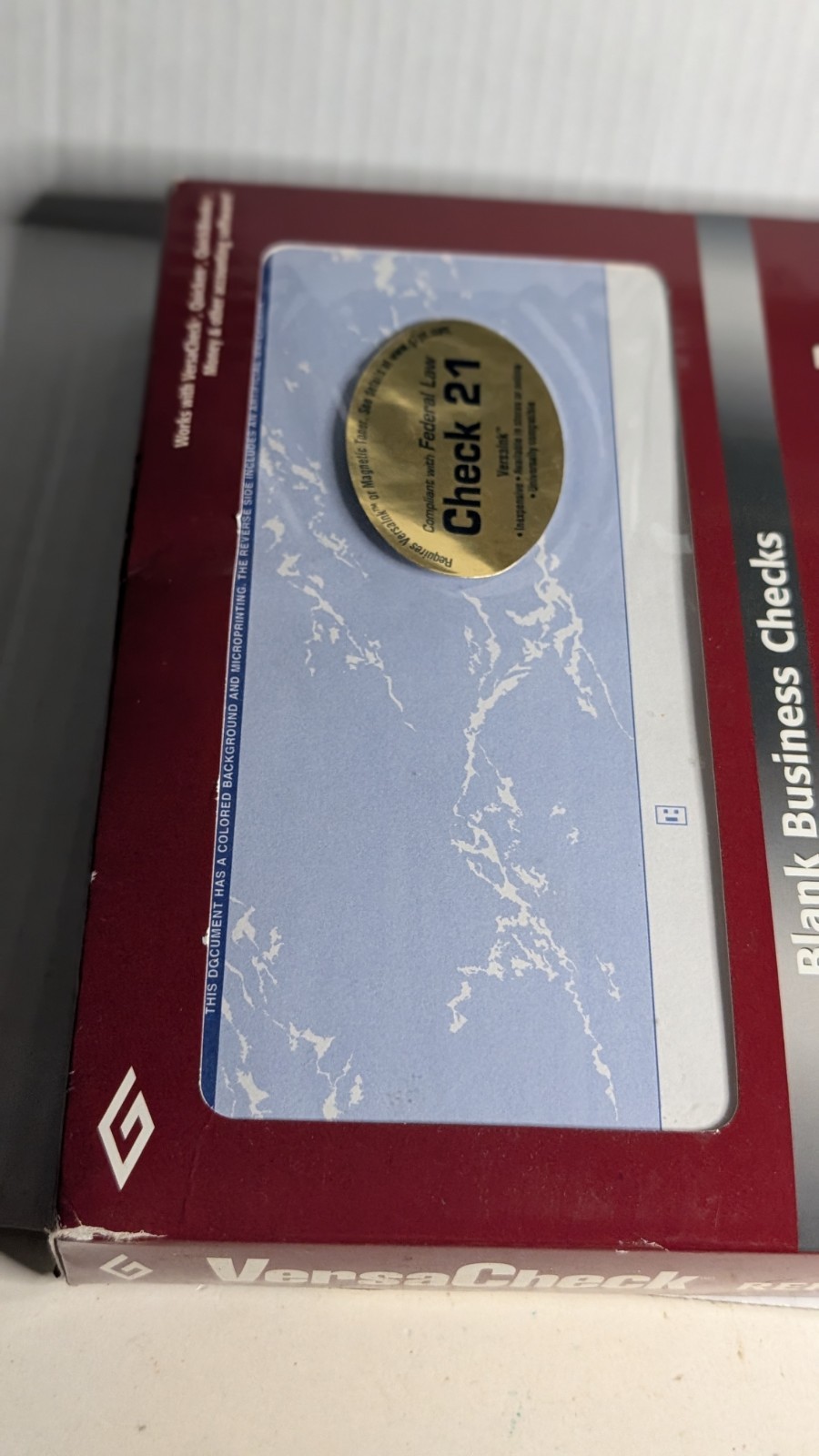 VersaCheck Blank Business Checks Refills Form 3000 Prestige 750 Checks 250 Sheet