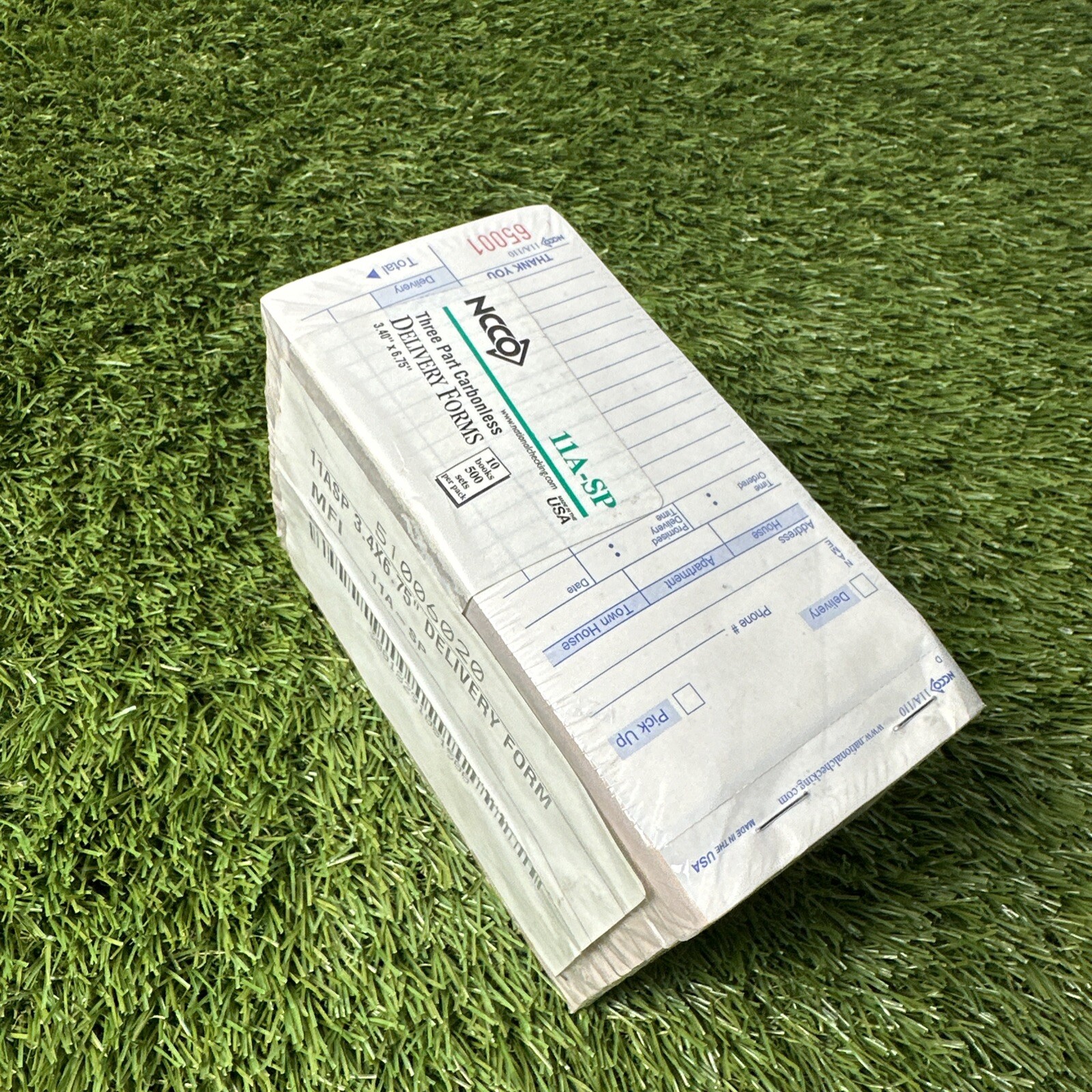 Delivery Order Form Paper Carbonless 3 Part Book 50 Sheets 10 Pack 500 Sheets