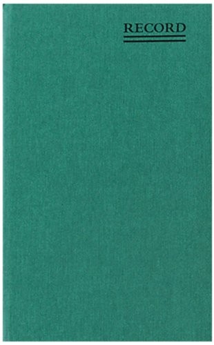 Rediform RED56521 Green Bookcloth Account Book 200 Sheets 9.62″x6.25″