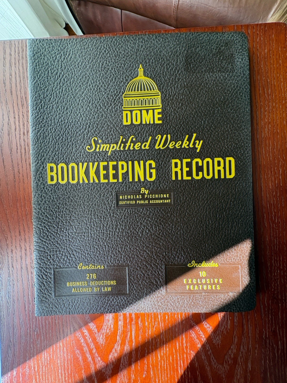 Vintage Dome Simplified Weekly Bookkeeping Record No 600 Unused Ledger Accounts