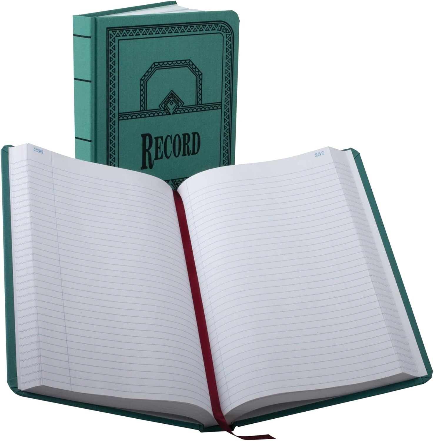 Canvas Account Book, Record, 16 Lb., 12 1/8″ x 7 5/8″, 500 Pages, Blue