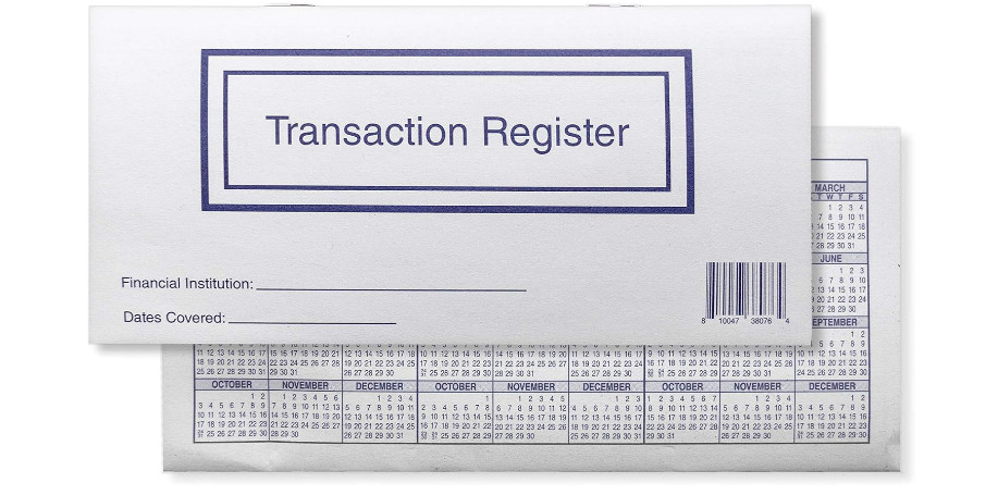 Checkbook Registers for Personal Checkbook, Transactions Ledgers, Pack of 10,…