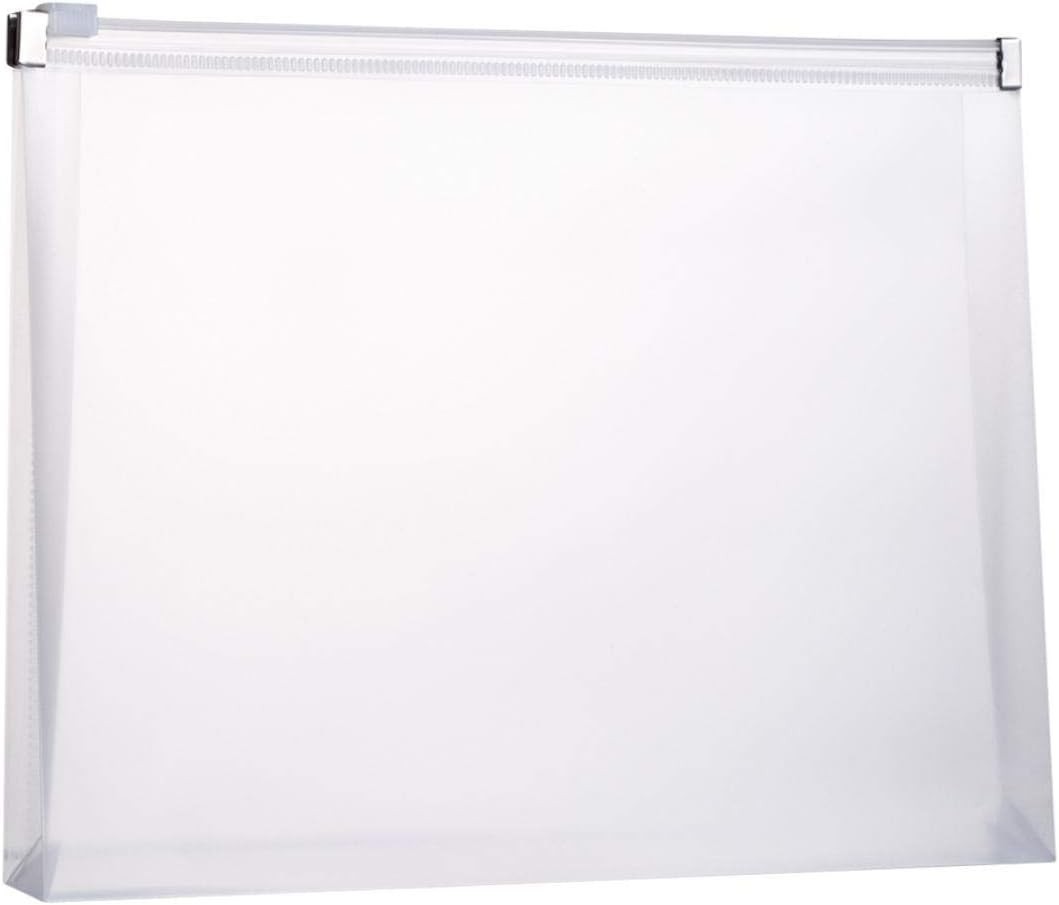 Plastic Envelopes, TIENO 5PCS Legal Size Poly Zip Envelope with Large, 5pcs