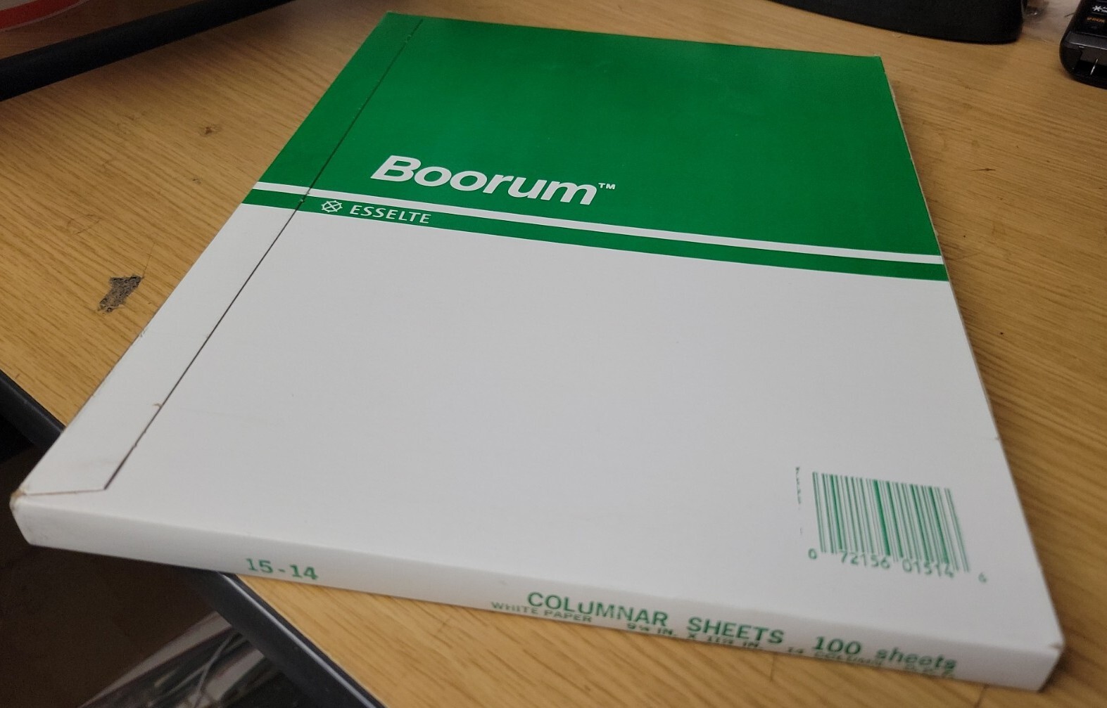 Boorum 100 Sheets Columnar Accounting Sheets 14 Column 9-1/4 x 11-7/8 New in Box