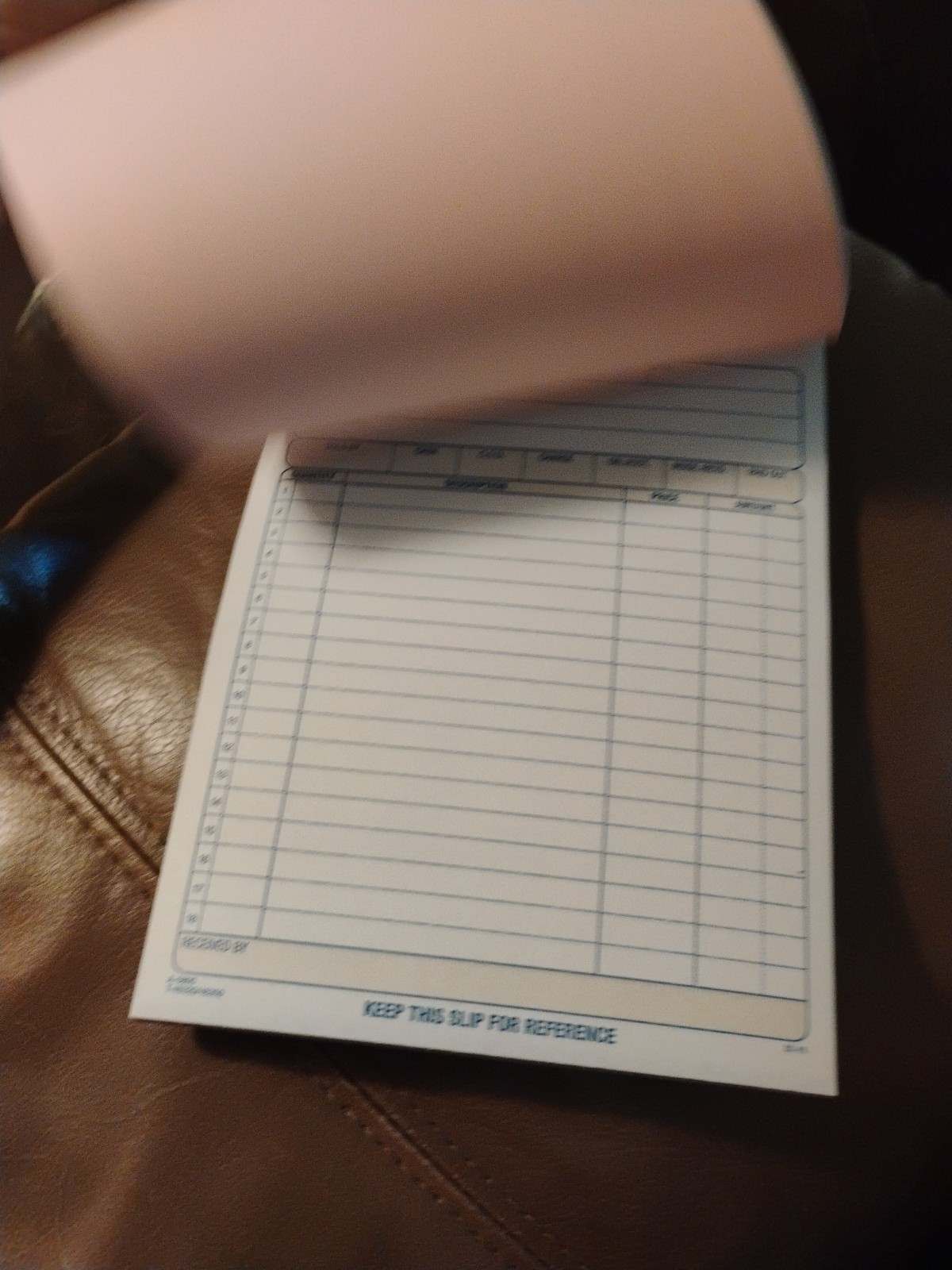 3-part Carbonless Invoice