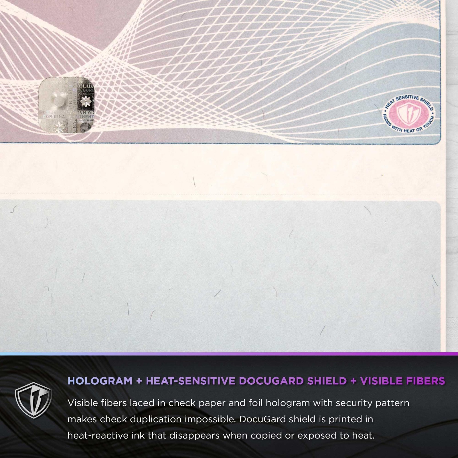 High Security Hologram Check Paper – 500 Blank Business Checks – 20 Security Fea