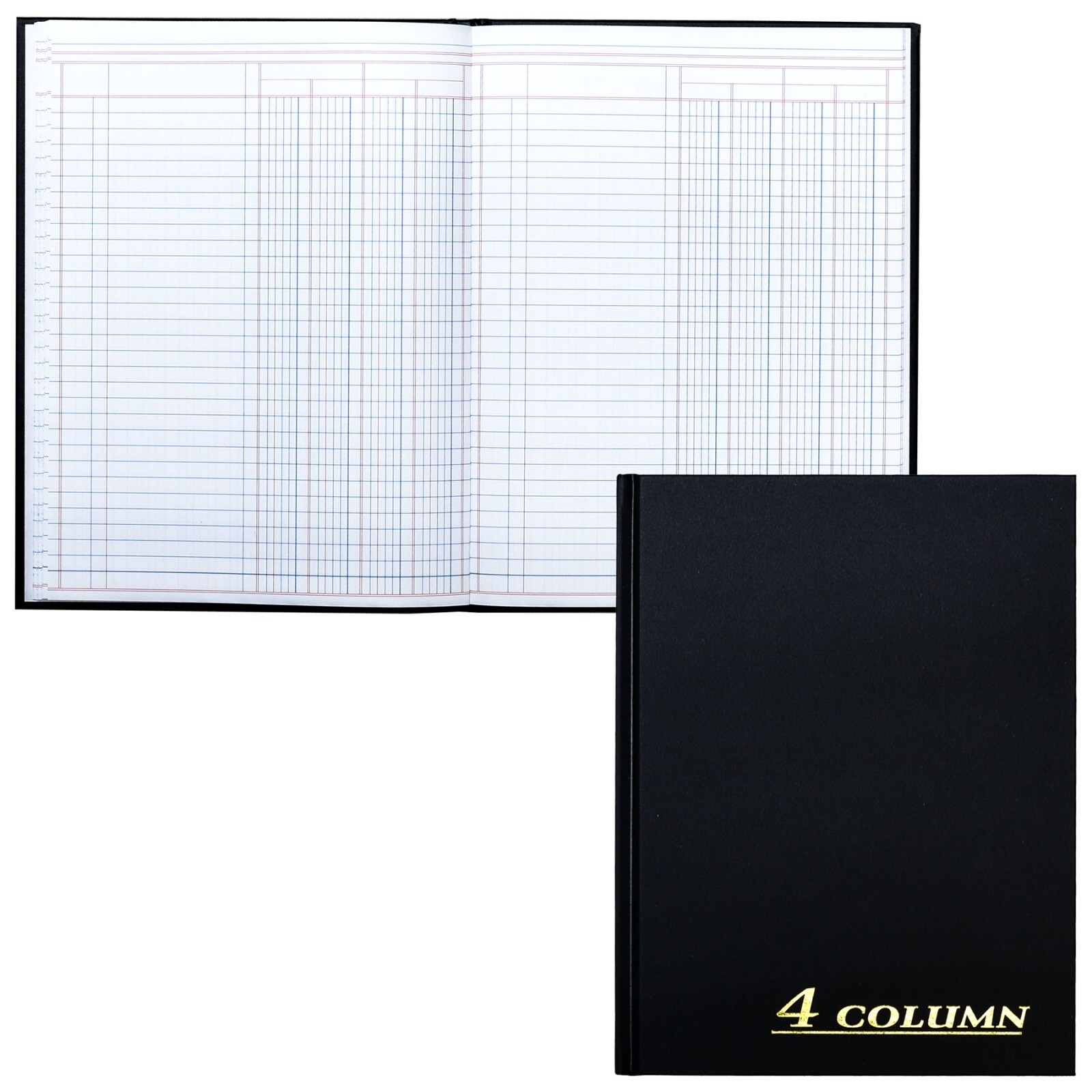 Adams Tops ARB8004M Account Book, 4 Column, 80 Pages, 7 x 9-1/4″