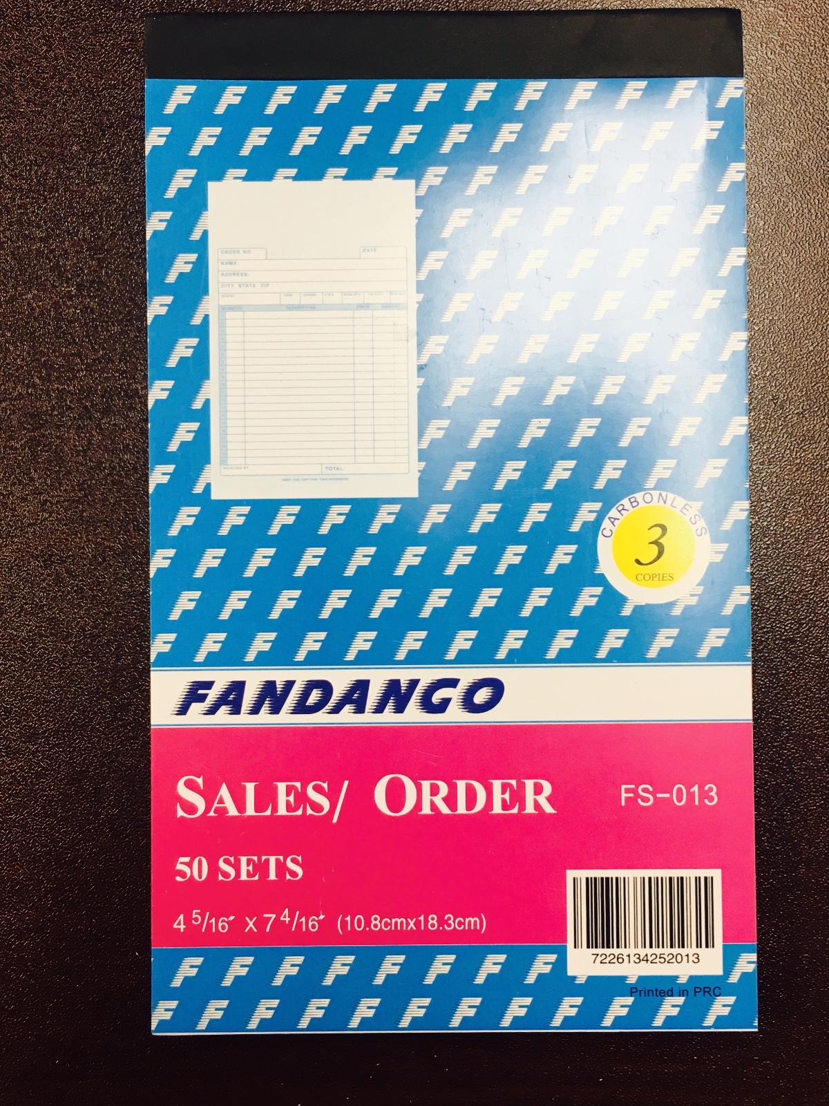 10 Pack: 3 part Carbonless Sales Order Books Receipt Form Invoice 50 Set 4.5×7.5