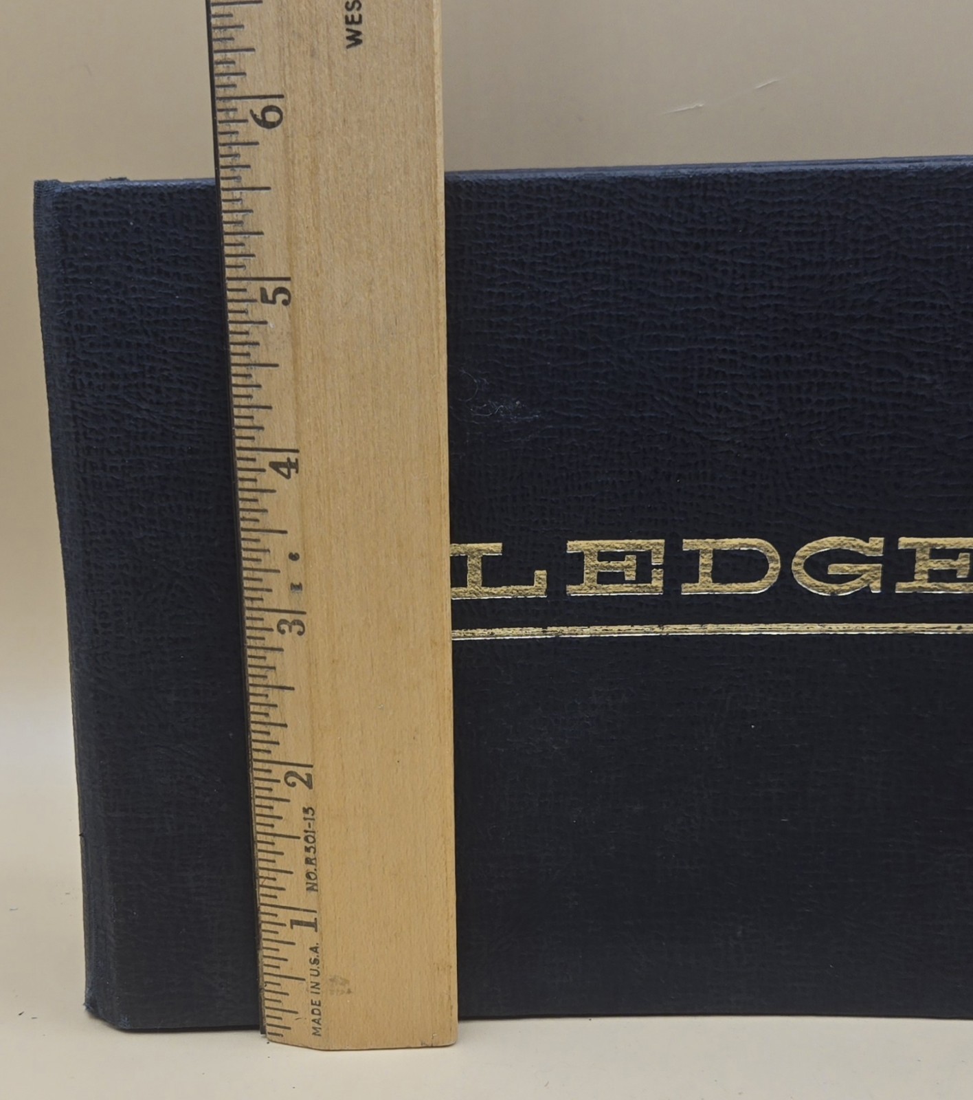 VINTAGE Standard Boorum & Pease Ledger Book No.1000 Spiral Bond, 10X6 Sheets