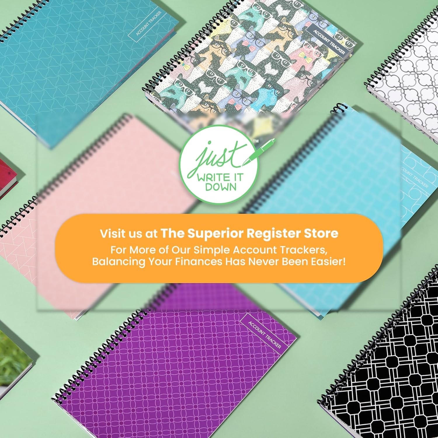 Deluxe Checking Account Ledger – Pink Notebook for Personal & Business Expenses