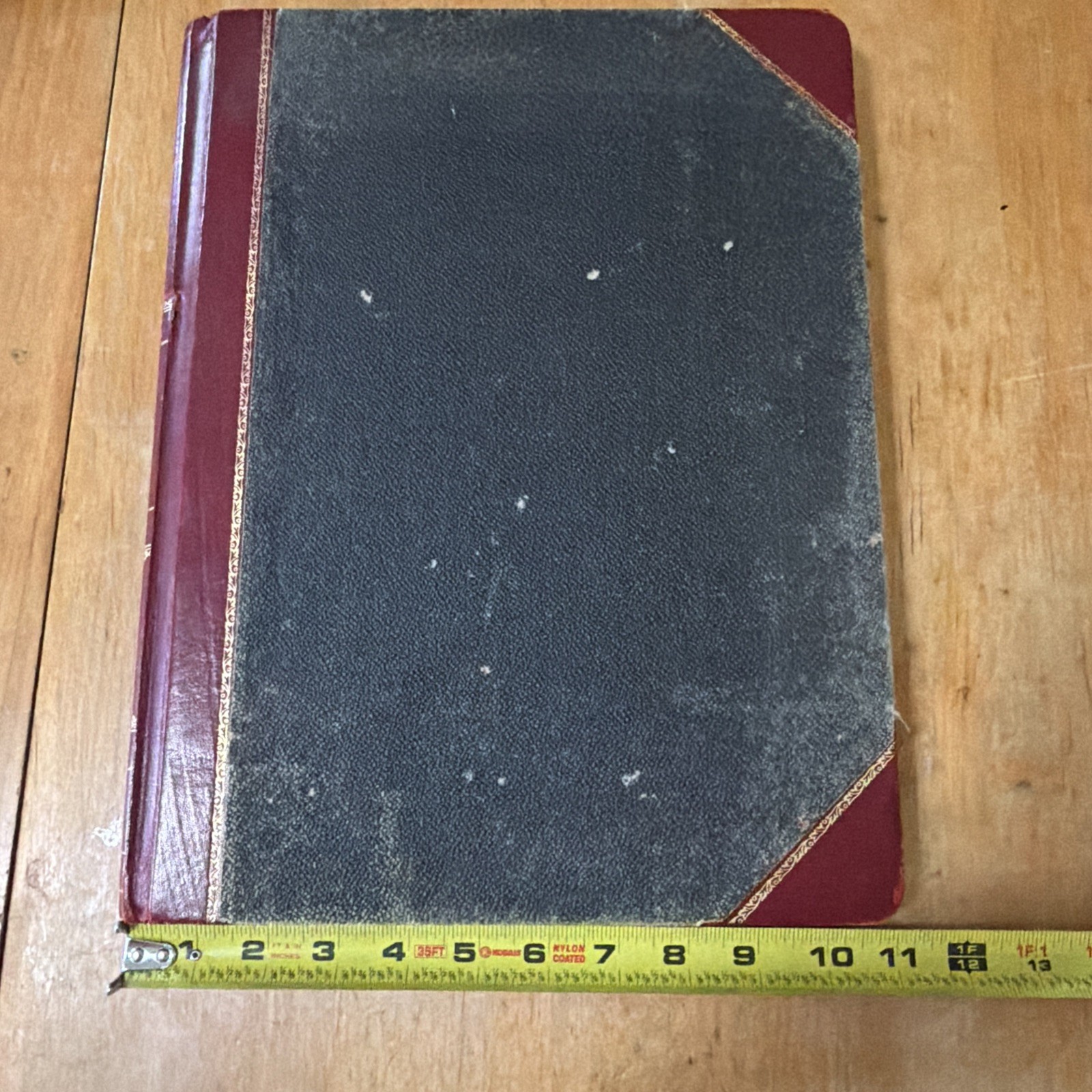 Vintage Boorum&Pease Columnar Accounting Book 12 Column Includes Vintage Recipes