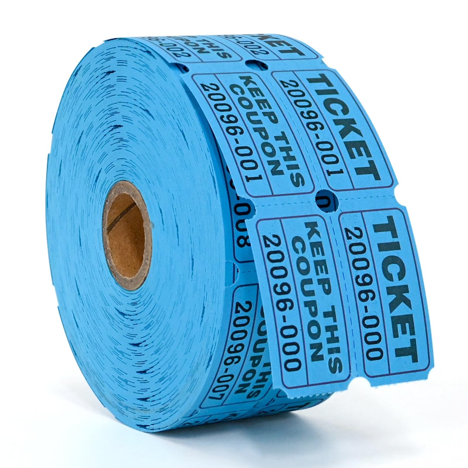 L LIKED Raffle Tickets Double Rolls 1000 4.5 x x 2.0 inches, 1000 Blue