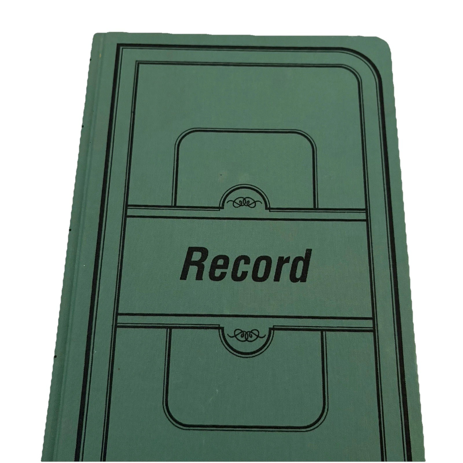 National A66150R Record Book Canvas Tuff Series 160 PGS READ! 12-1/8 x 7-5/8