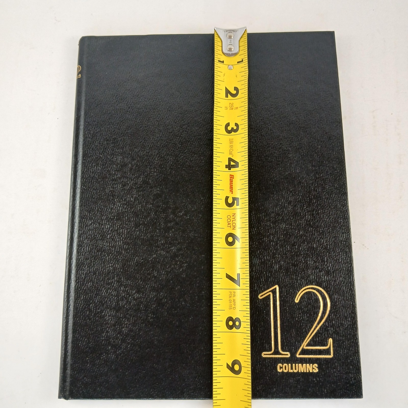 Wilson Jones 12 Column Accounting Ledger Book 31 Lines #74112 Hard Cover Blk
