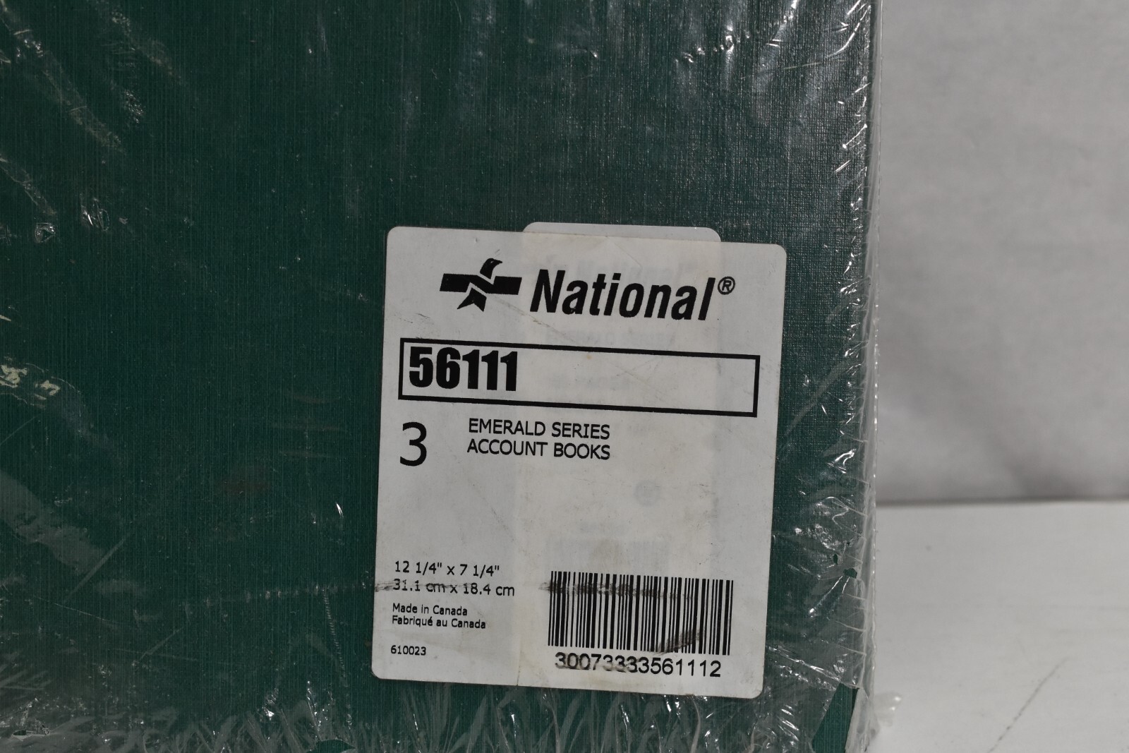 National Brand 56111 Emerald Series Record Account Books 12-1/4″ x 7-1/4″ 3 Pack