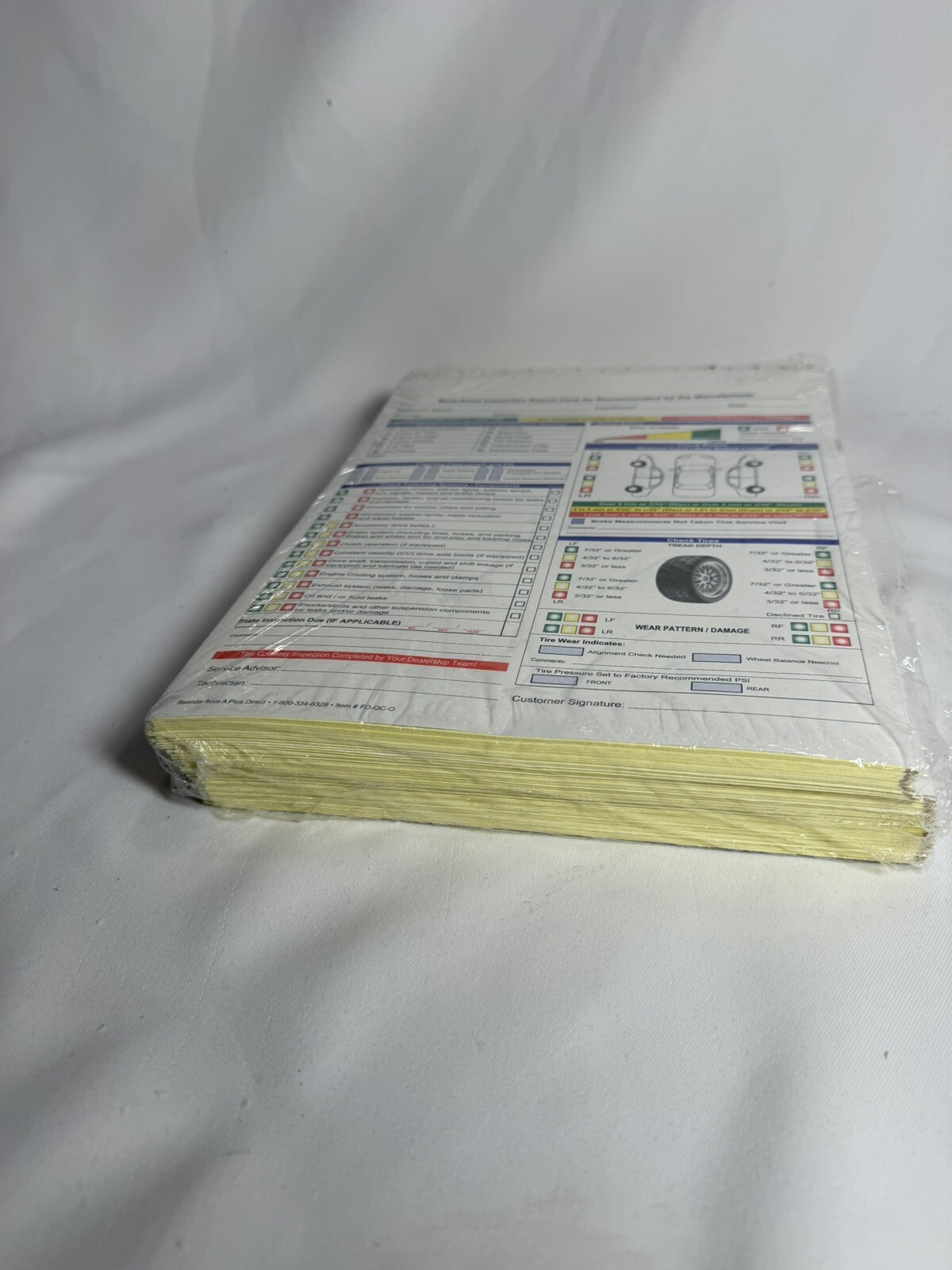 Multi-Point Inspection Form – 2 Part NCR, White-Yellow Paper, 8.5″ x 11″ – 25…
