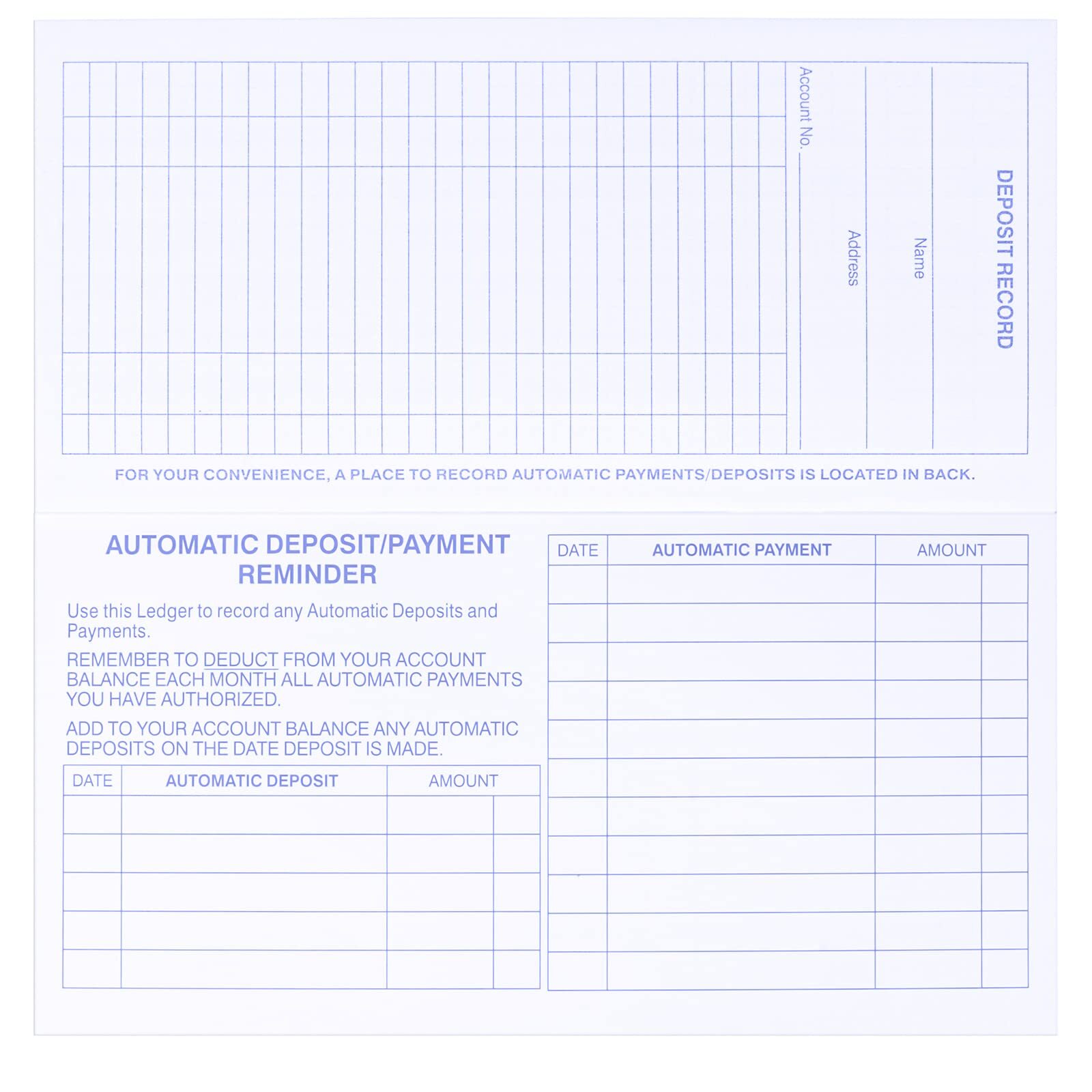12 PCS Personal Checkbook Registers – Upgraded Checkbook & Transaction Ledgers