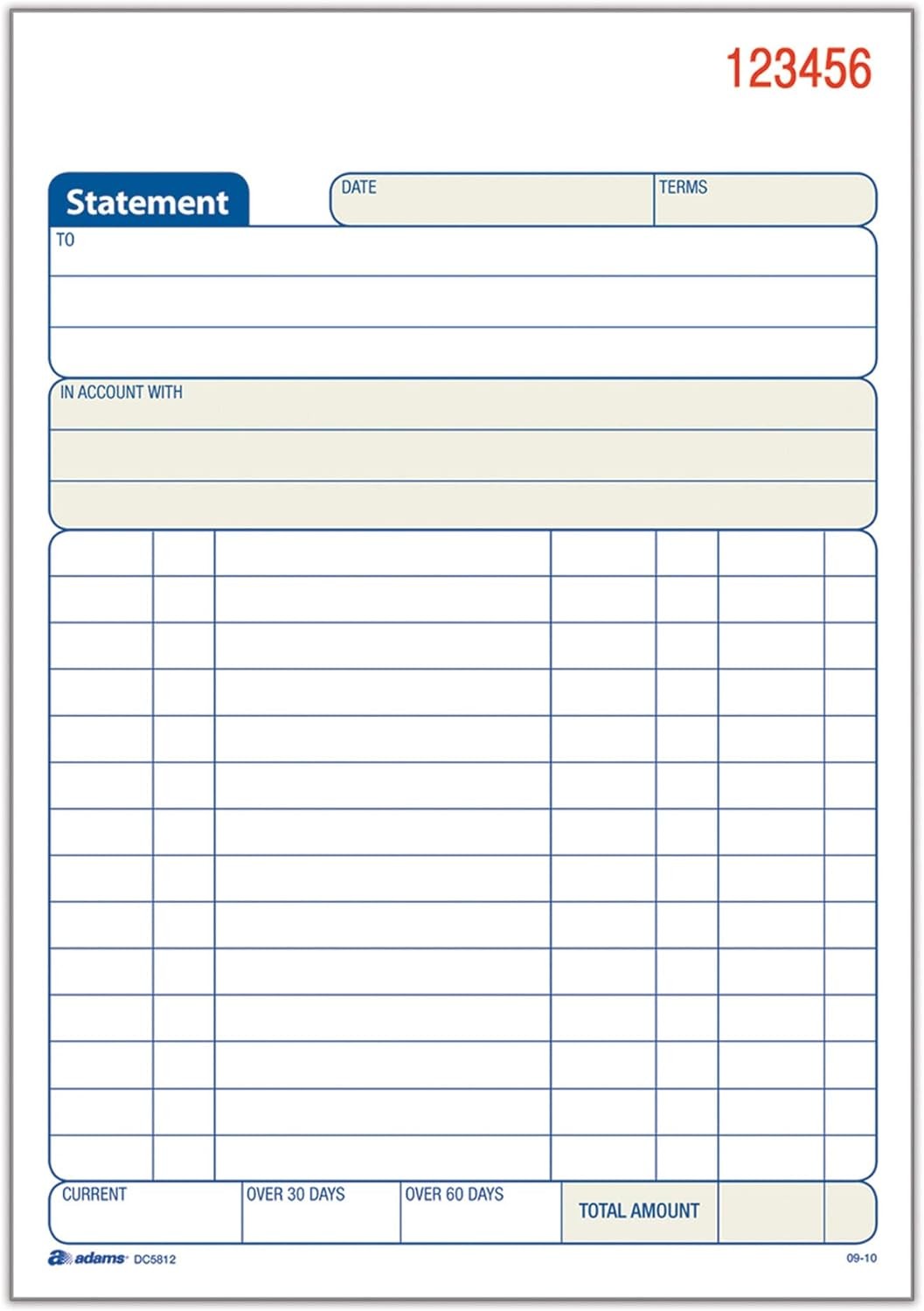 Tops Adams Statement Book, 2-Part 50 Sets (Pack of 3), White/Canary