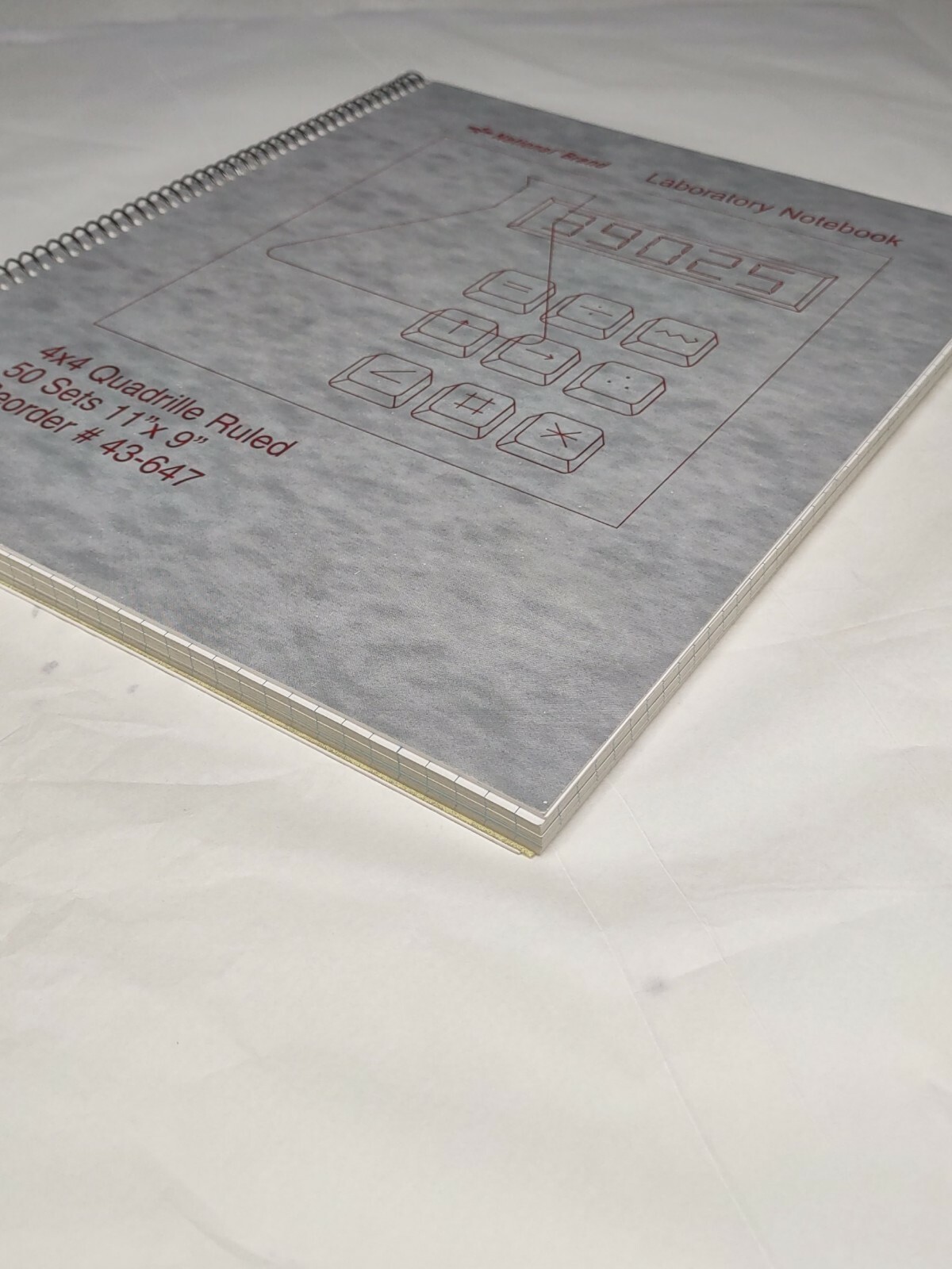 National Brand Laboratory Notebook 4×4 Quadrille Ruled 50 Sets 11″x9″ 43-647