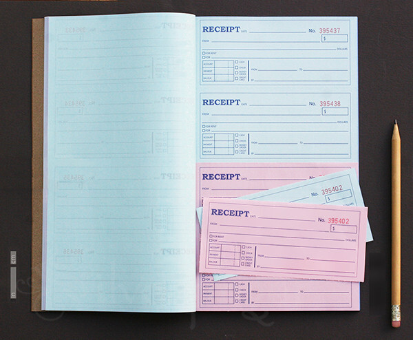 200 SETS Cash Rent Receipt Book 2Part Numbered Duplicate Carbonless Money Record
