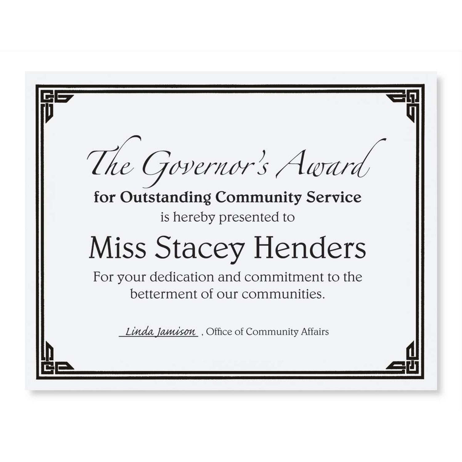 PaperDirect Black on White Classic Specialty Certificates, 8½ x11, Foil Accen…