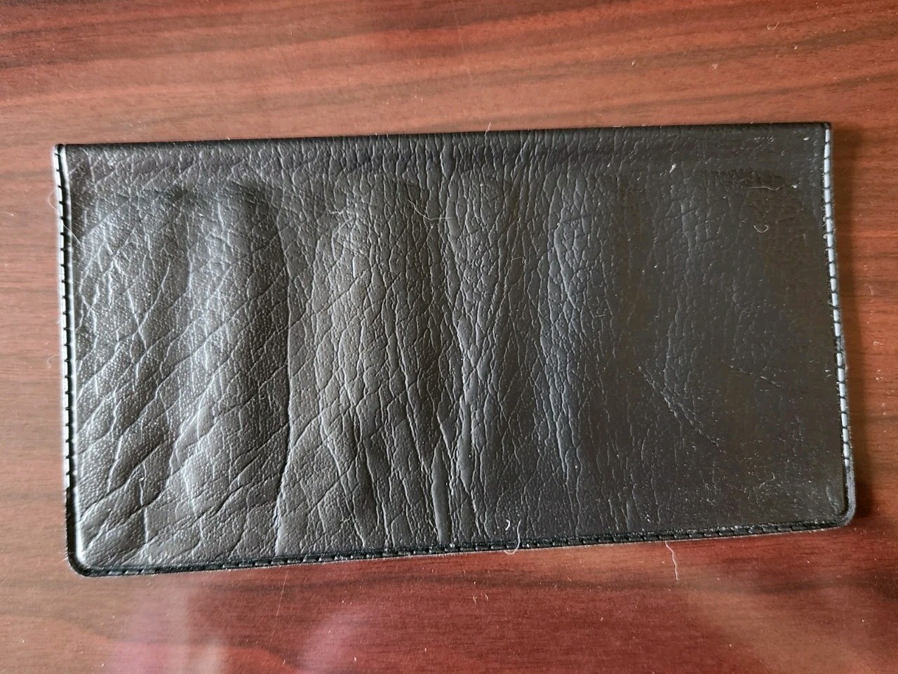 Three Checkbook Transaction Registers & Two Checkbook Covers Blue Black