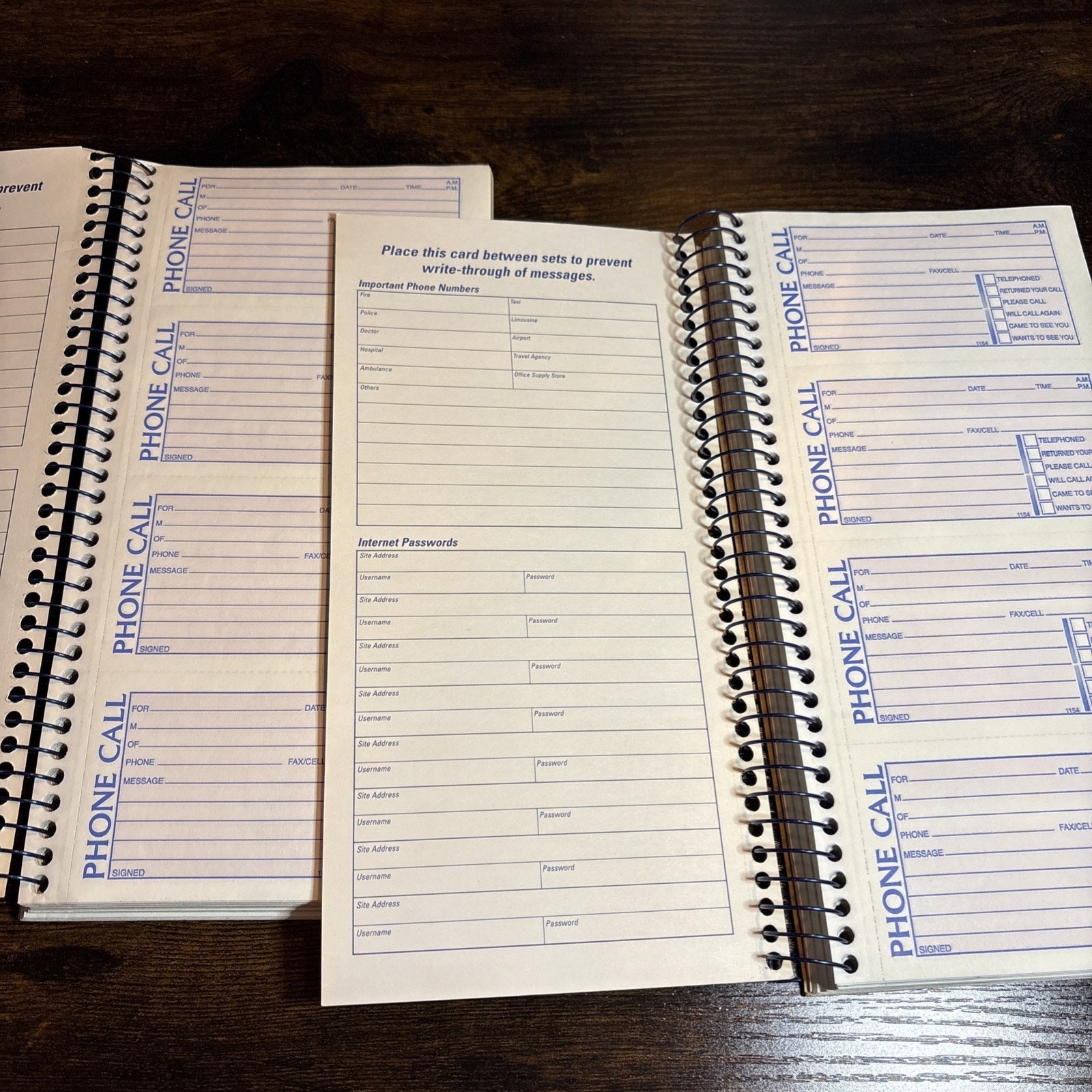 Adams Phone Message Value Pk2 Books 800 Ct. Carbonless Duplicate SC1154-2D F23