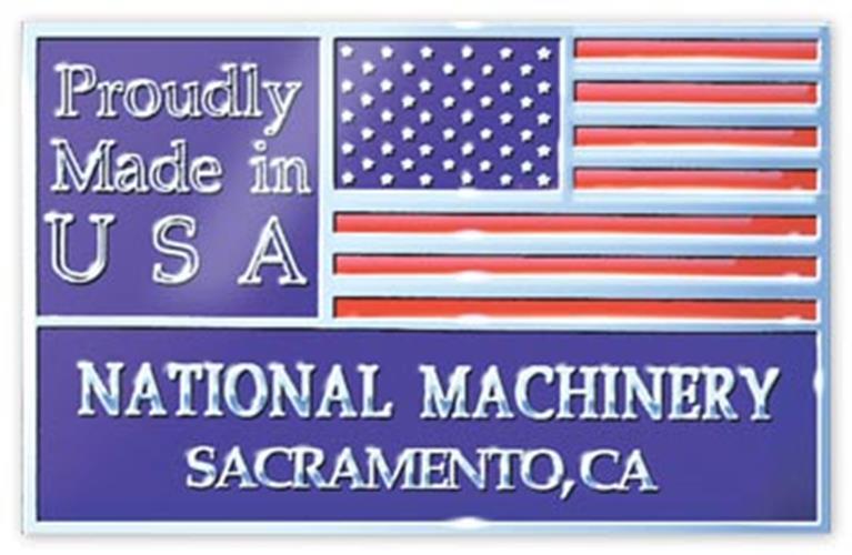 FSEMA6 Personalized Made in America Seal MA-6 2 3/8 x 1 1/2″ QTY 125