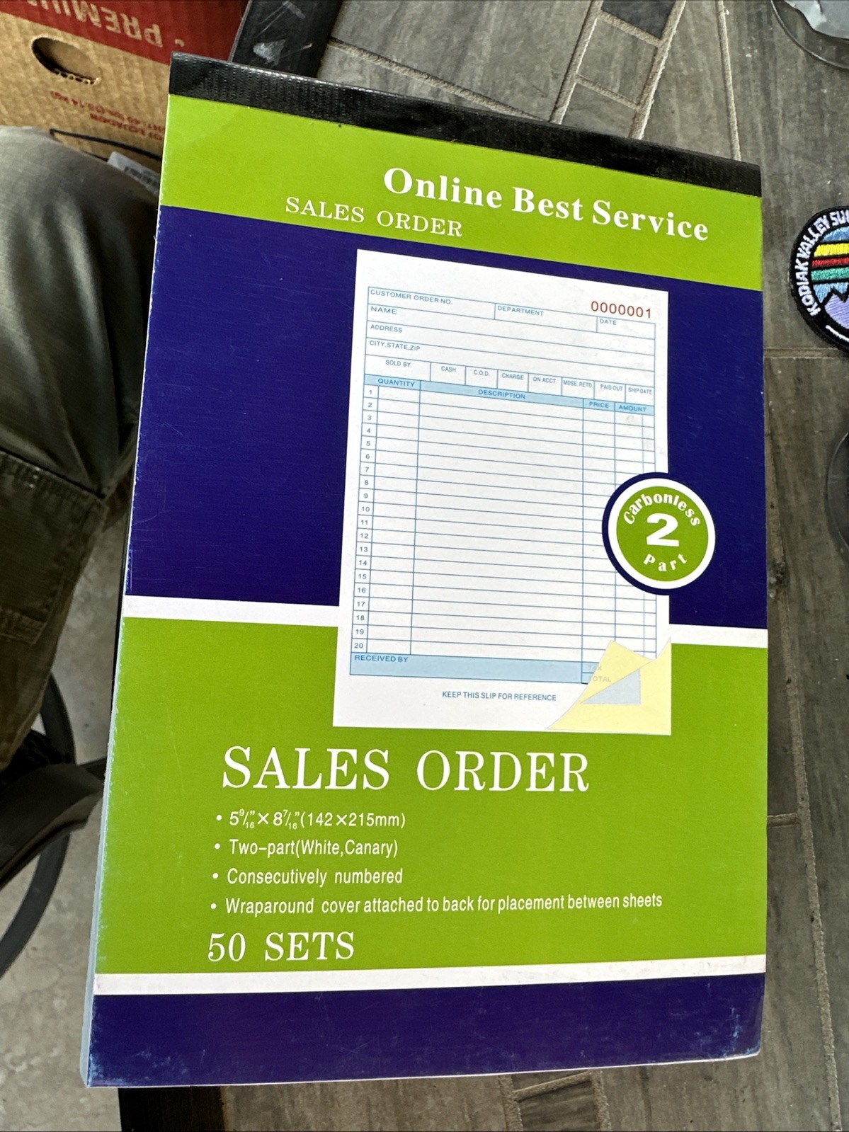 Sales Order Book 2 Part Carbonless 7 Pack Better Office Products 350 Sets Total