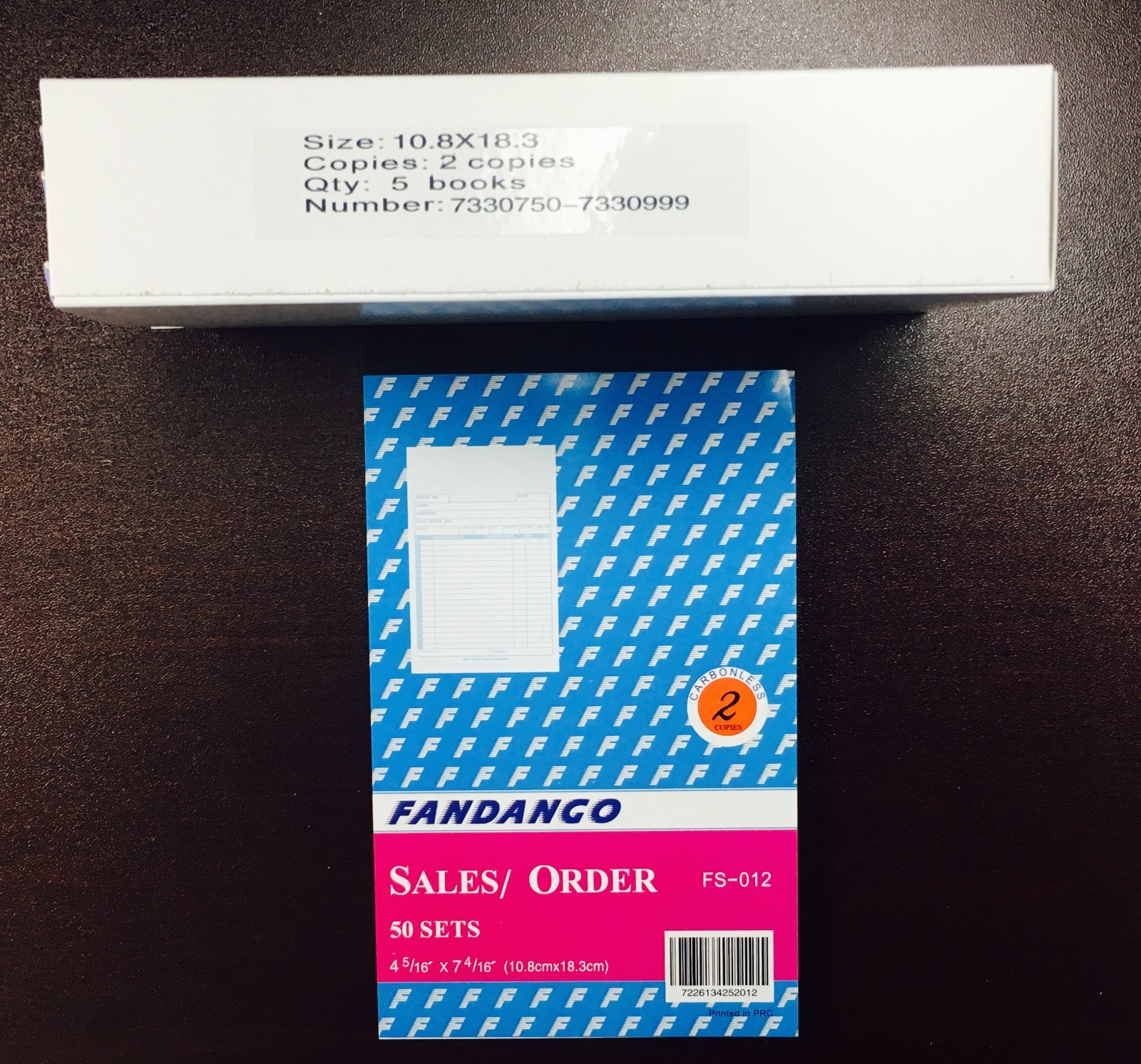 10 Pack: 2 part Carbonless Sales Order Books Receipt Form Invoice 50 Set 4.5×7.5