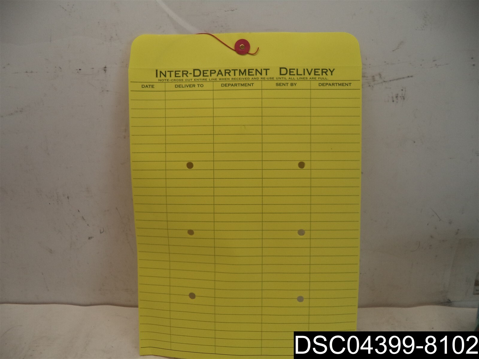 Qty= 100: Quality Park Standard Inter-Dept.Colored Envelopes 63576