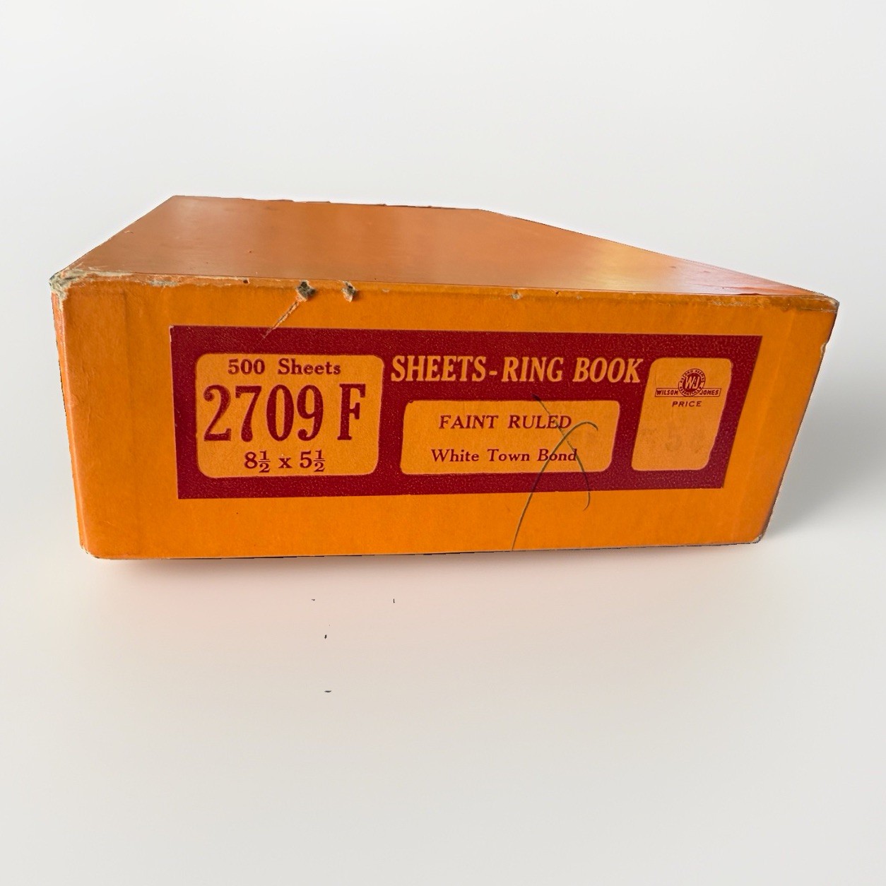 Wilson Jones Vintage Faint Ruled 2709 White Town Paper 200 Sheets/Box 8.5×5.5