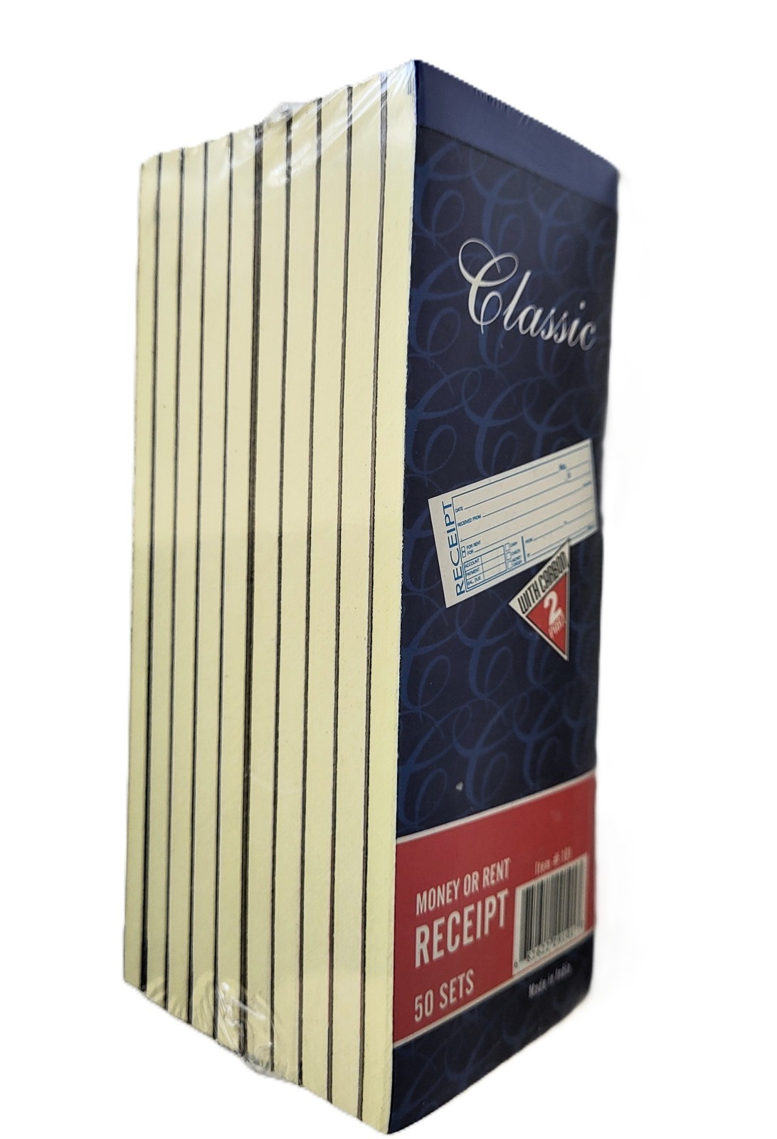 10 Pk of 50 Sets Rent Money & Cash Receipt Books 2 Part Carbon Copy Invoice Book