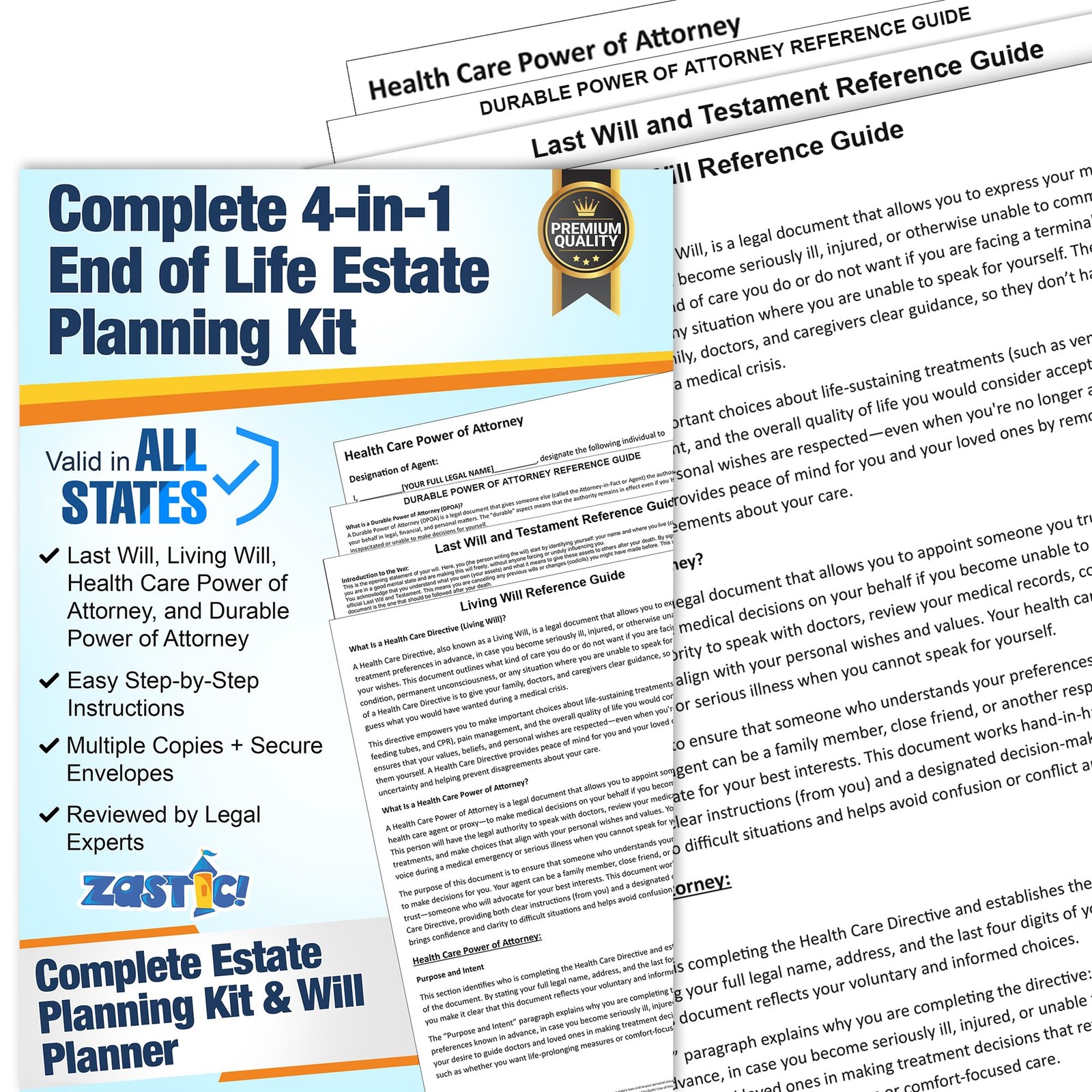 Complete Estate Planning Kit & Will Planner – Last and Testament,…