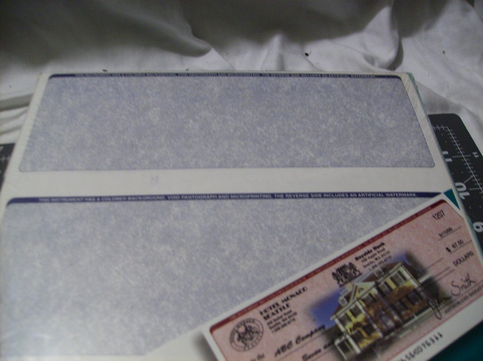 Versa Checks Refills, Blue 750 Blank Checks Form # 3000; Mips classic style