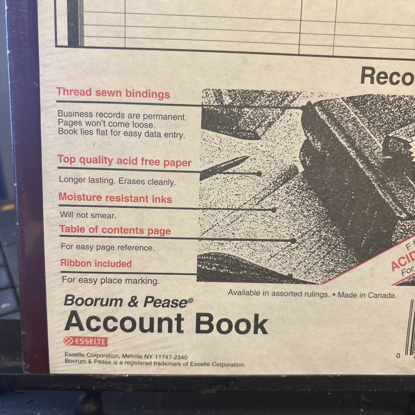 Boorum & Pease 38150R Record Book, Ruled, 150 Pages, 9-5/8-Inch x7-5/8-Inch, …
