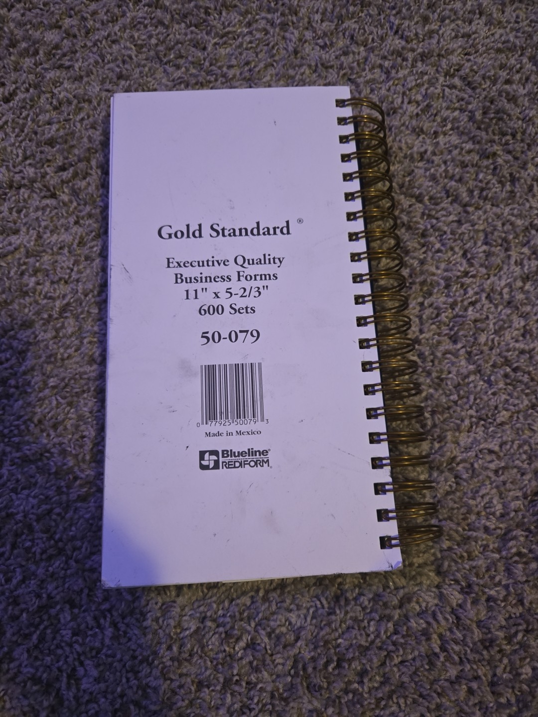Telephone Message Book Gold Standard Rediform 2 Part Carbonless 600 Sets New