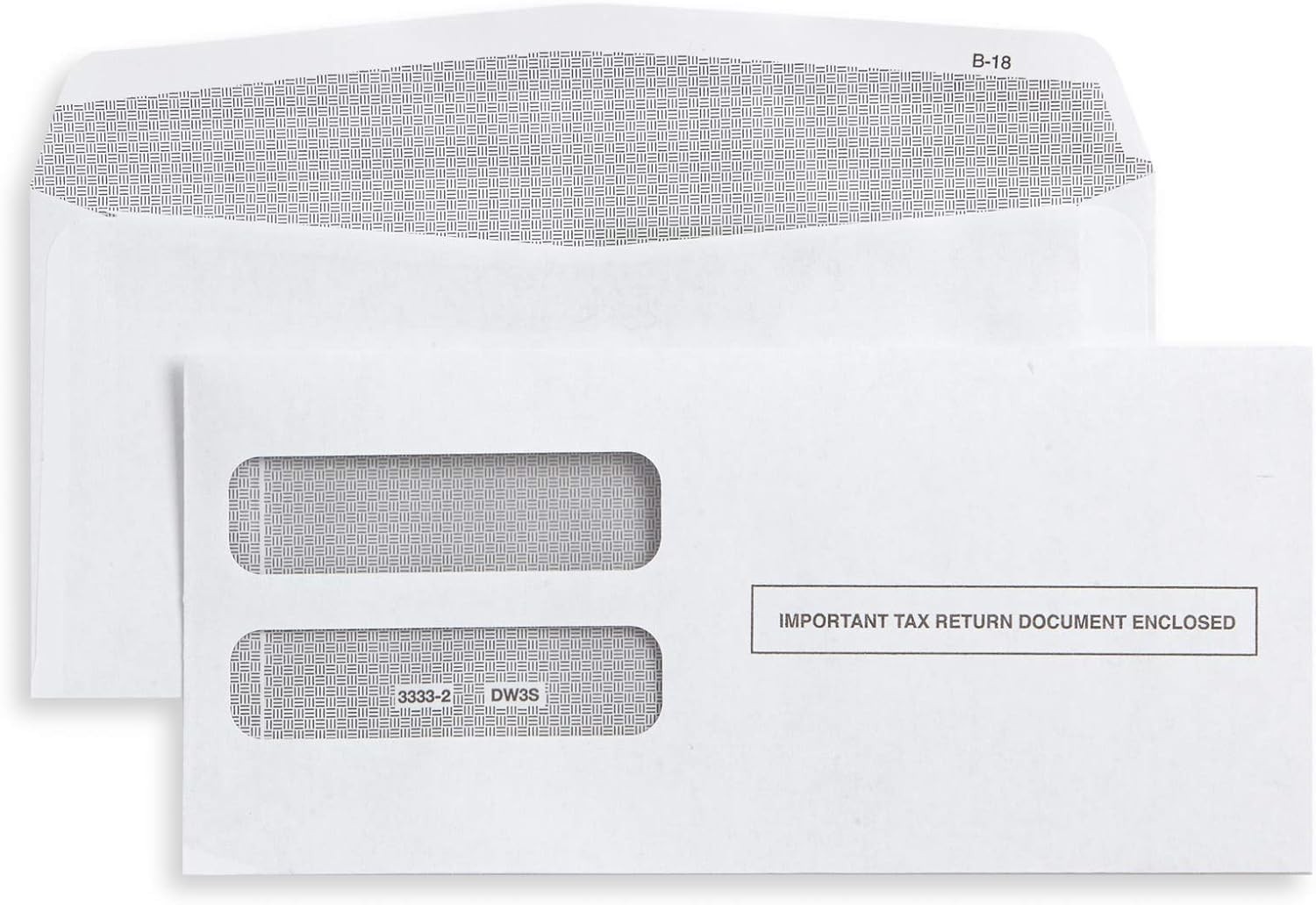 W2 Forms Blank 3 Up Tax Forms 2025 with Envelopes, Perforated Paper With Back