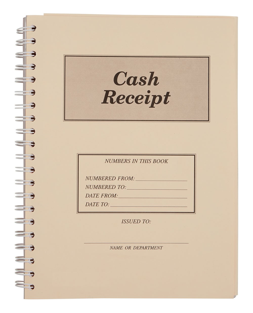 SSWBasics 3Part Cash Receipt Book Receipts for Payments (Book of 200)
