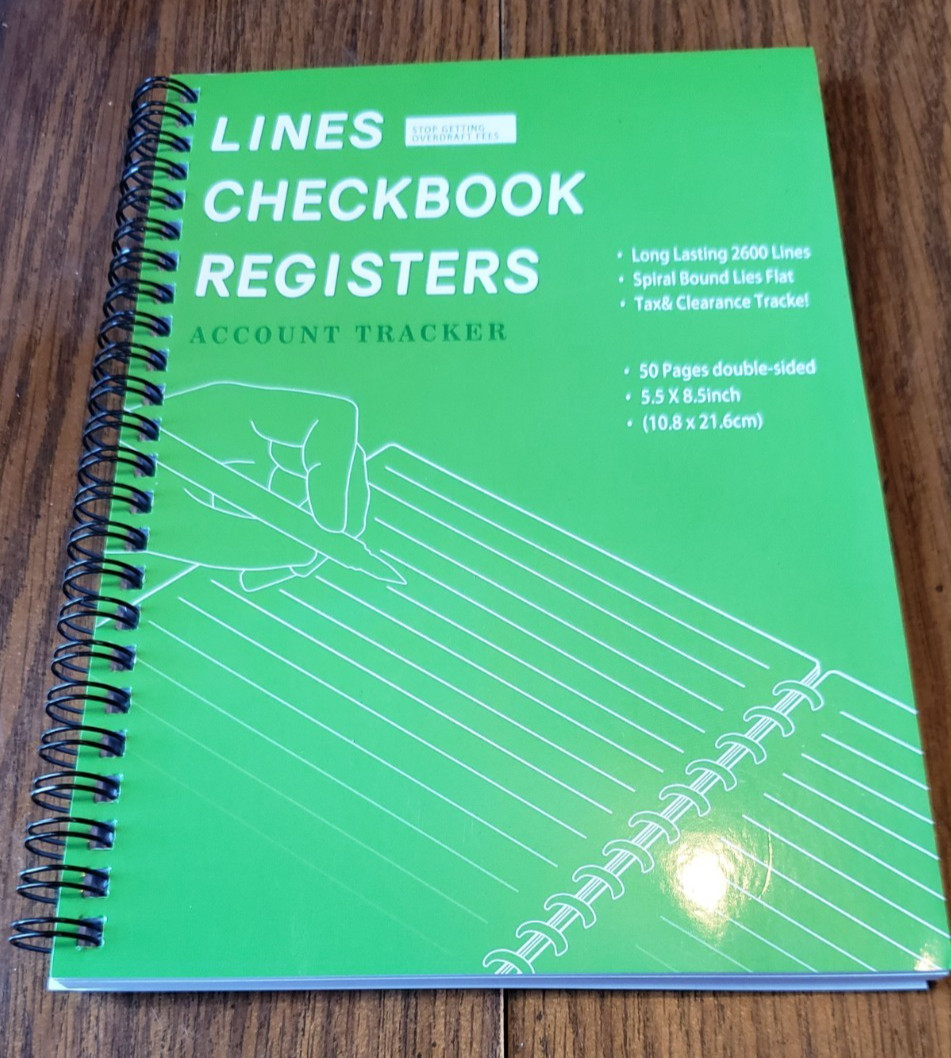 Check Registers for Personal Checkbook Register Bank Accounting Ledger Book NEW