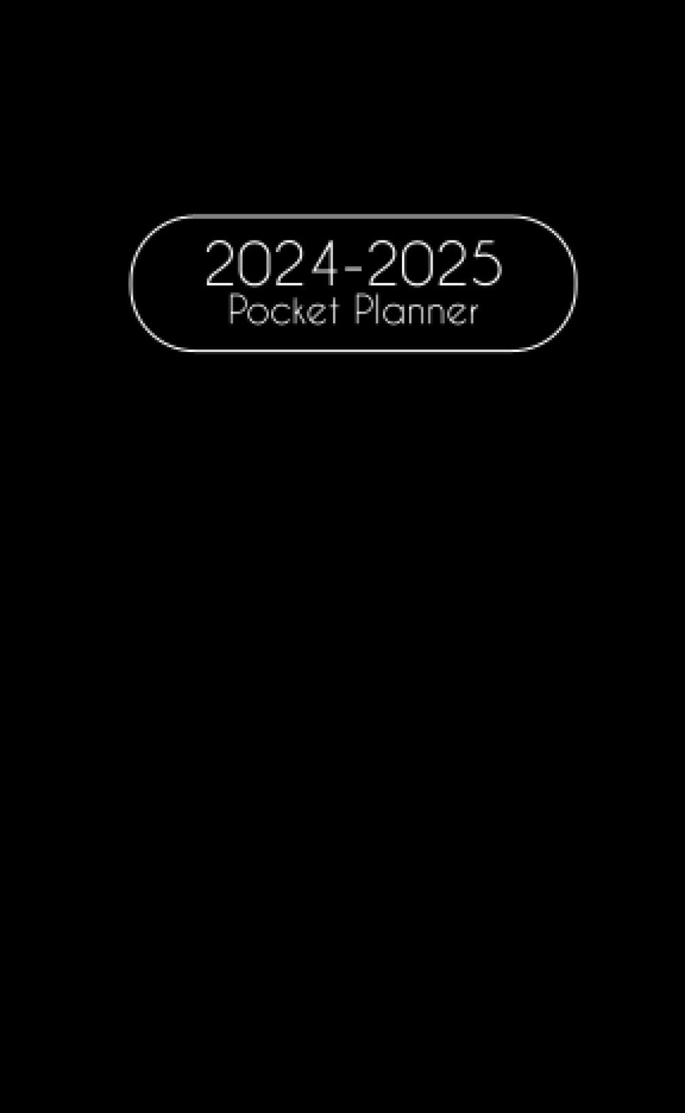 pocket planner 2024-2025: 2 year Pocket Calendar January 2024 to December…
