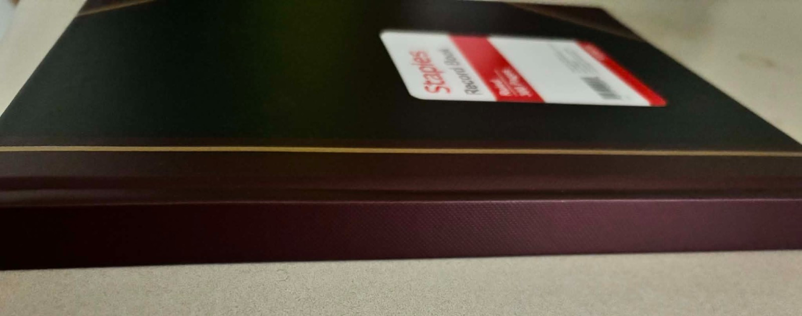 Staples Record Book, 300 Pages, Black (18658/26510)