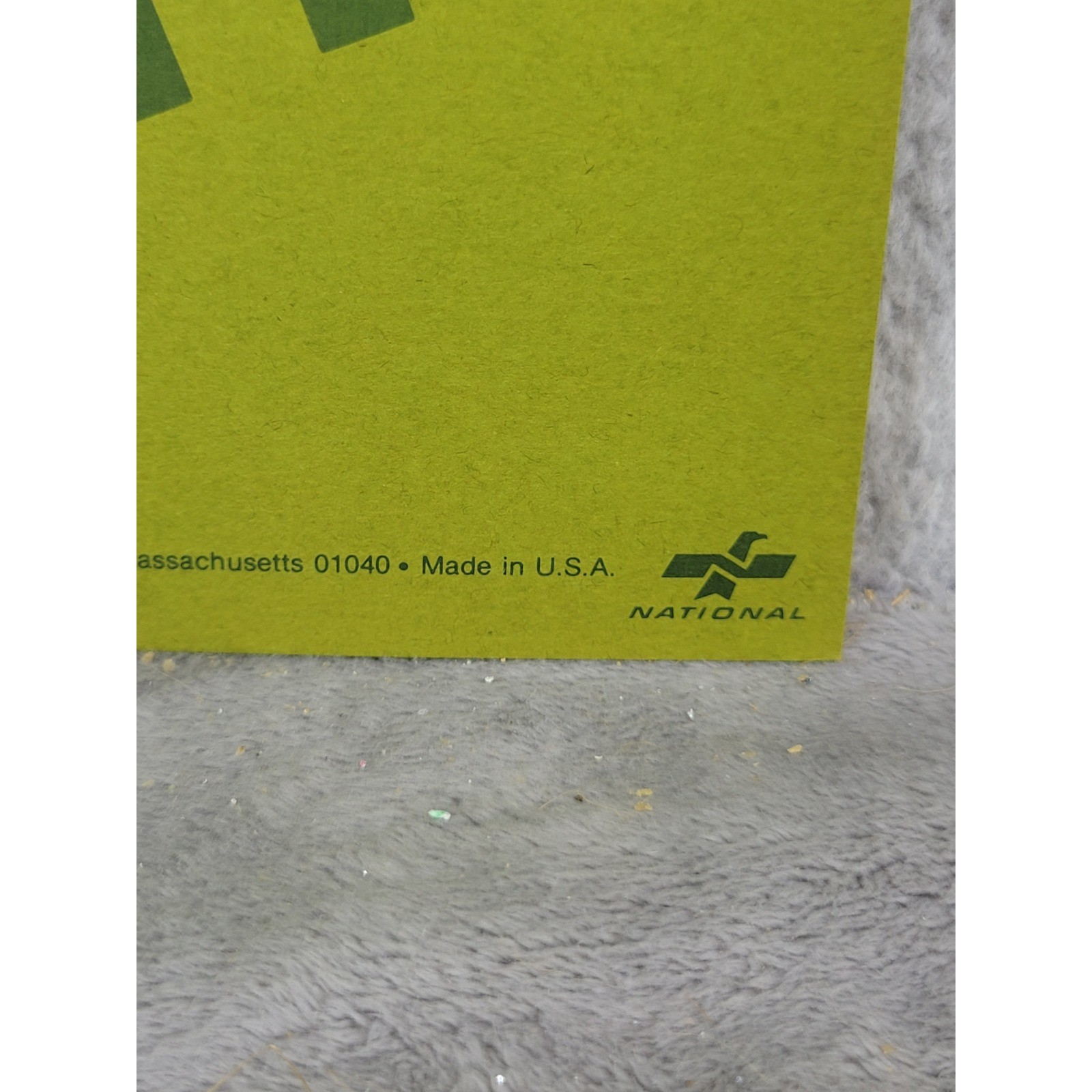 National 45-603 Analysis Pad 3 Columns Eye-Ease 11×8.5 50 Sheets Vintage USA