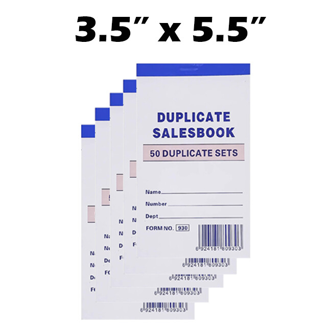 New Sales Order Books Receipt Invoice 50 Sets Duplicate Form Carbonless US