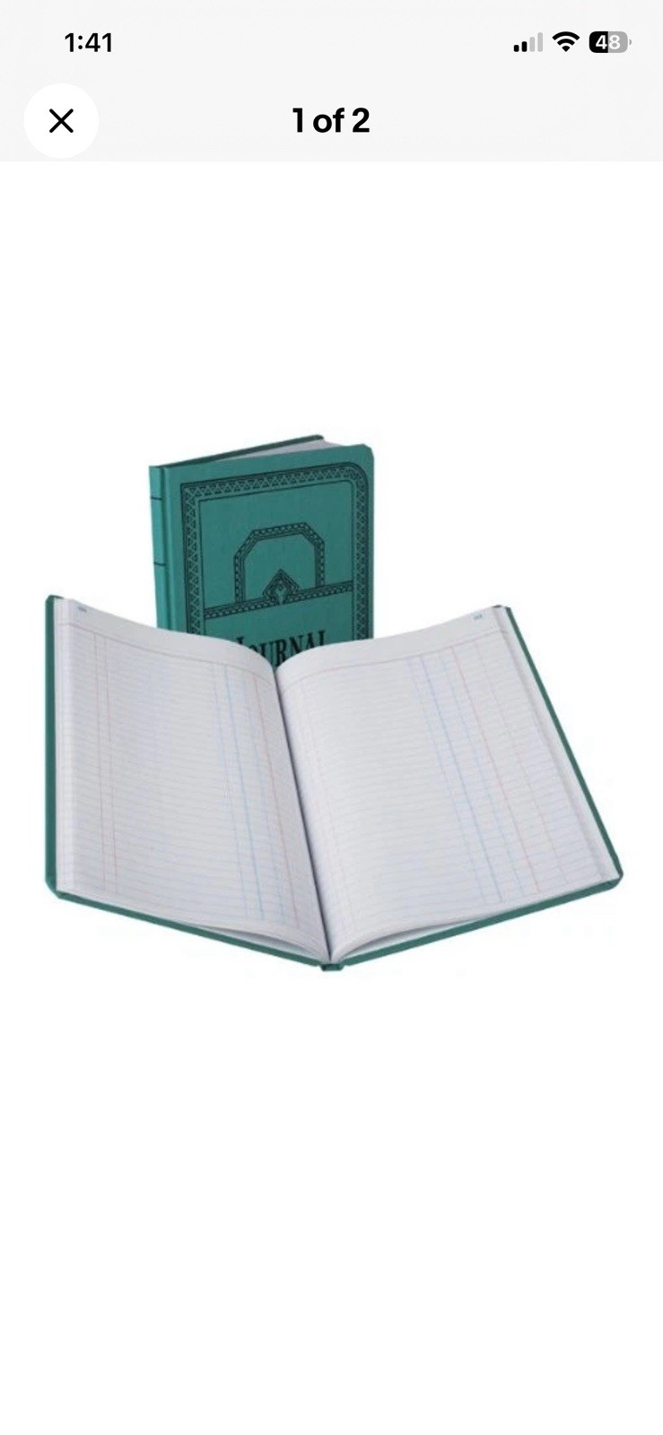 New Esselte 66150J Canvas Journal 150 Sheets Blue 12.12″x7.62″